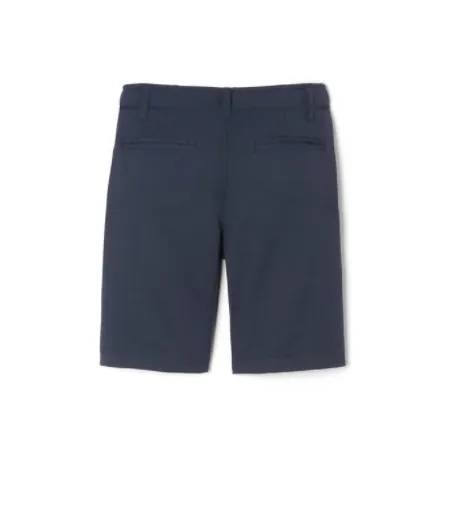 Boys Flat Front Stretch Performance Short {Navy}