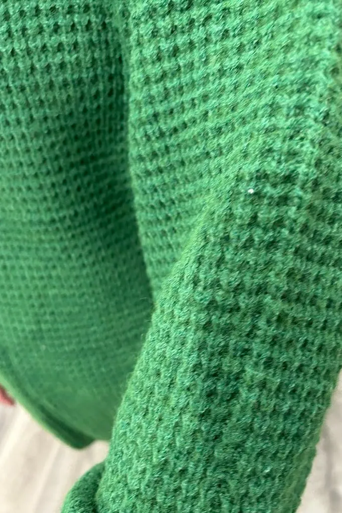 Bre Green Turtleneck Sweater