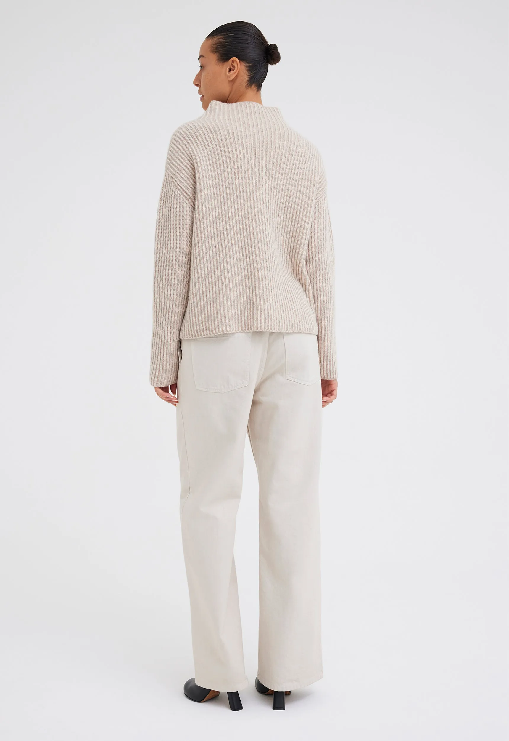 Brill Wool Cashmere Sweater - Paper Neutral