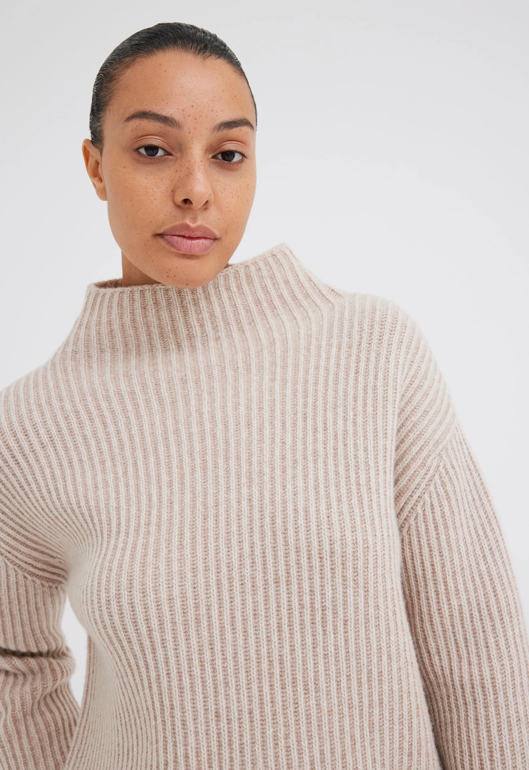 Brill Wool Cashmere Sweater - Paper Neutral