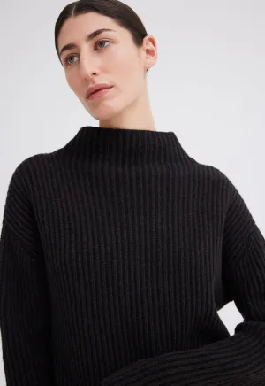 Brill Wool Cashmere Sweater - Volcanic Brown