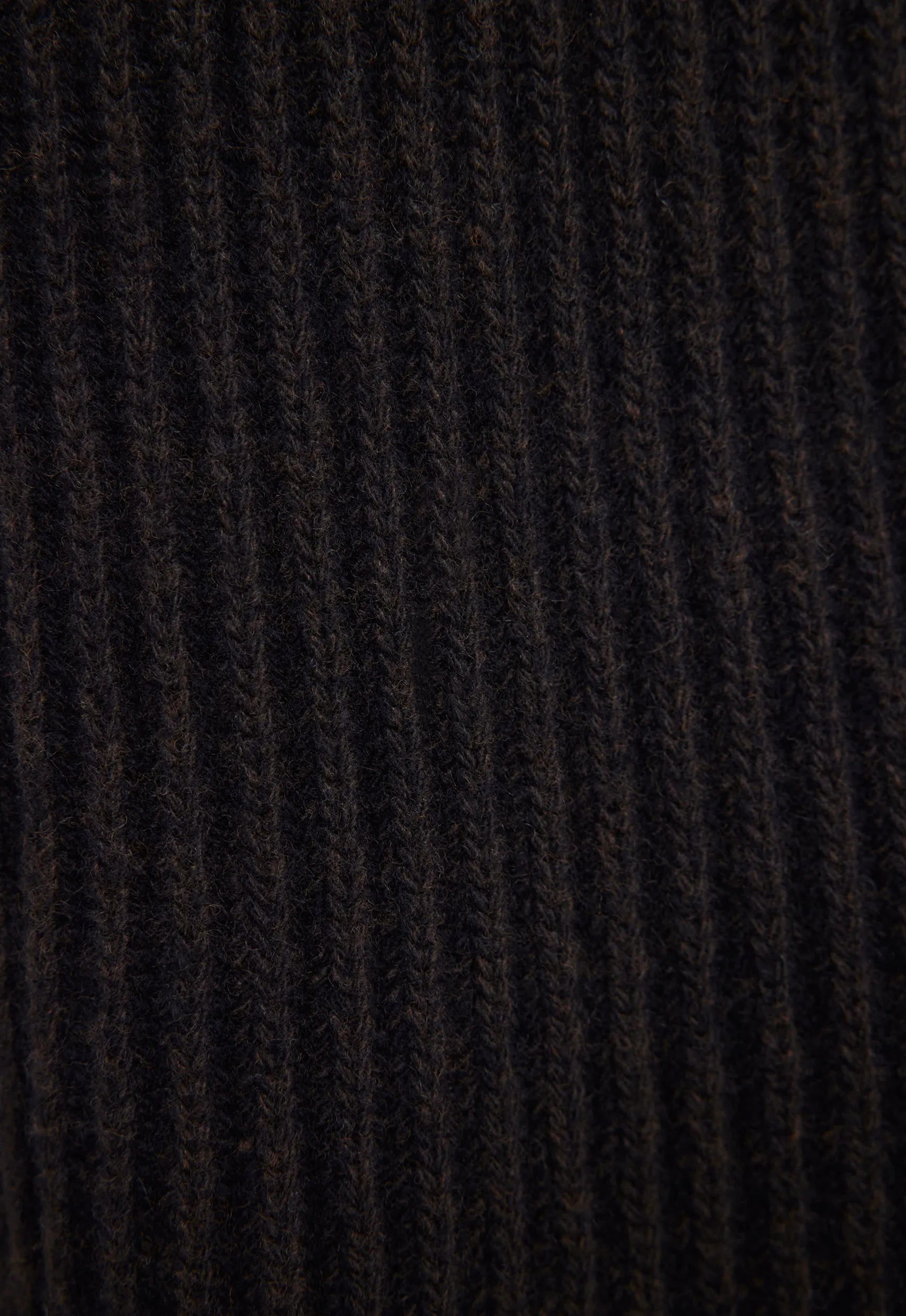 Brill Wool Cashmere Sweater - Volcanic Brown