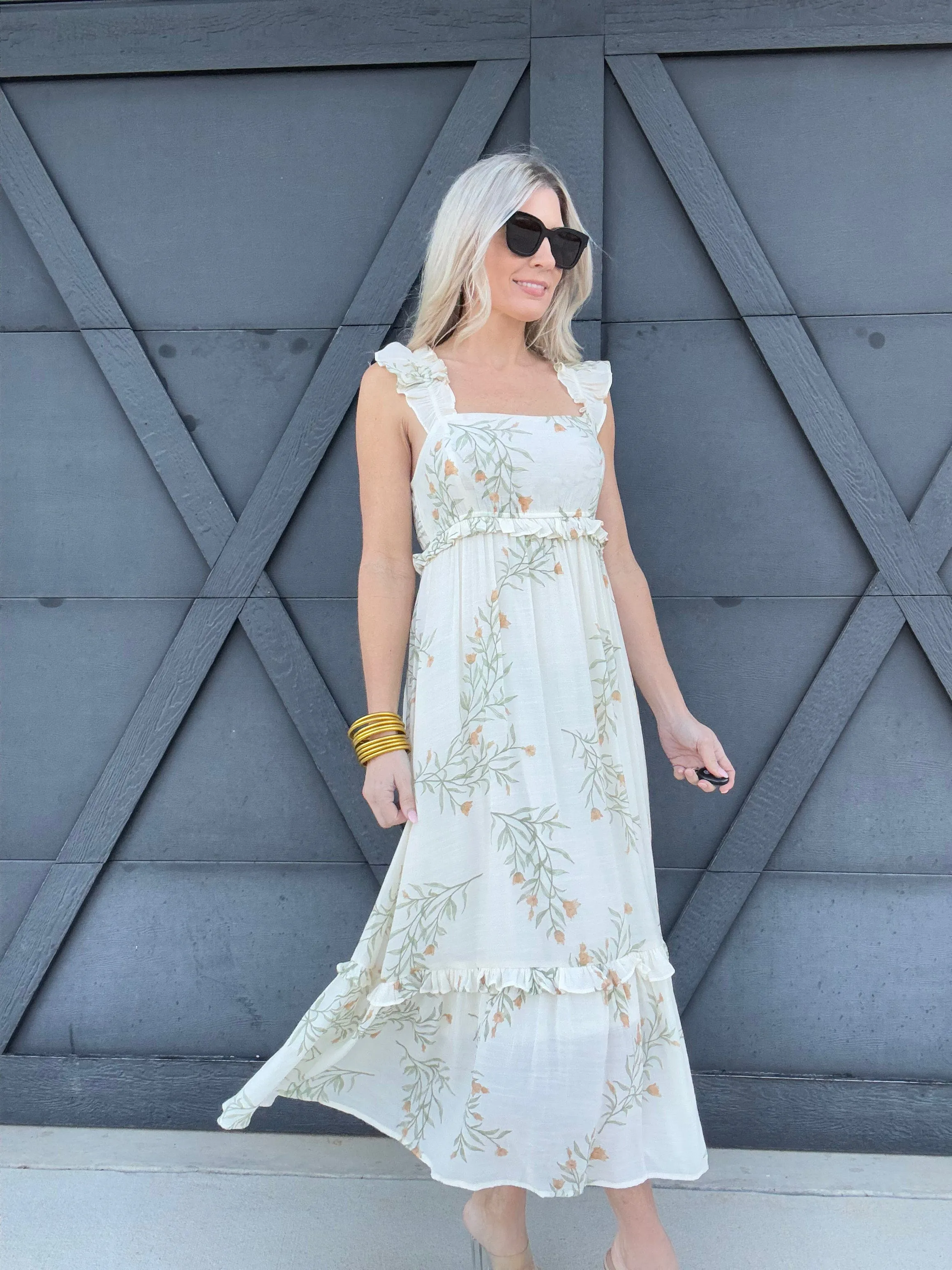 Brunch Maxi Dress In Ivory