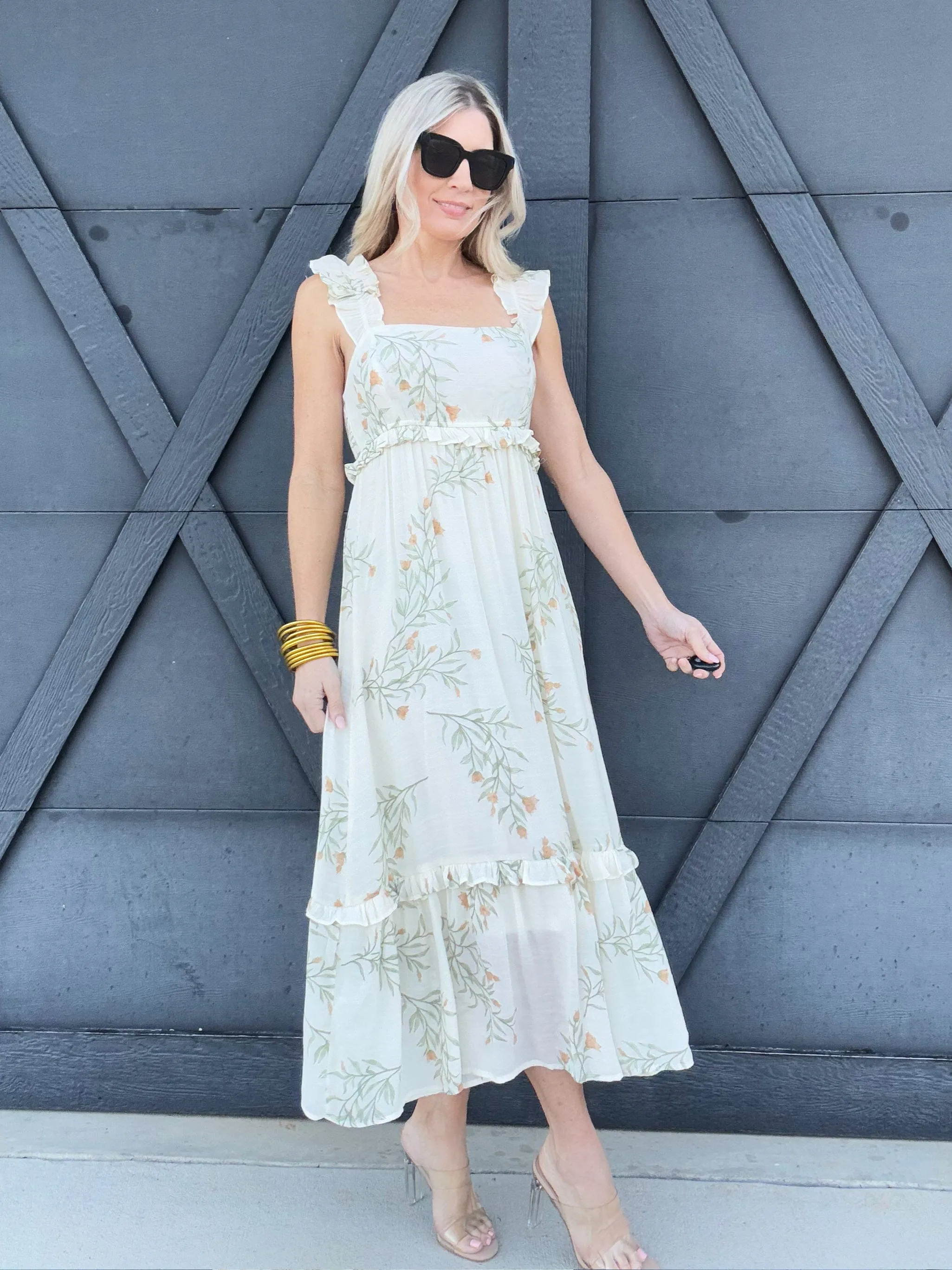 Brunch Maxi Dress In Ivory