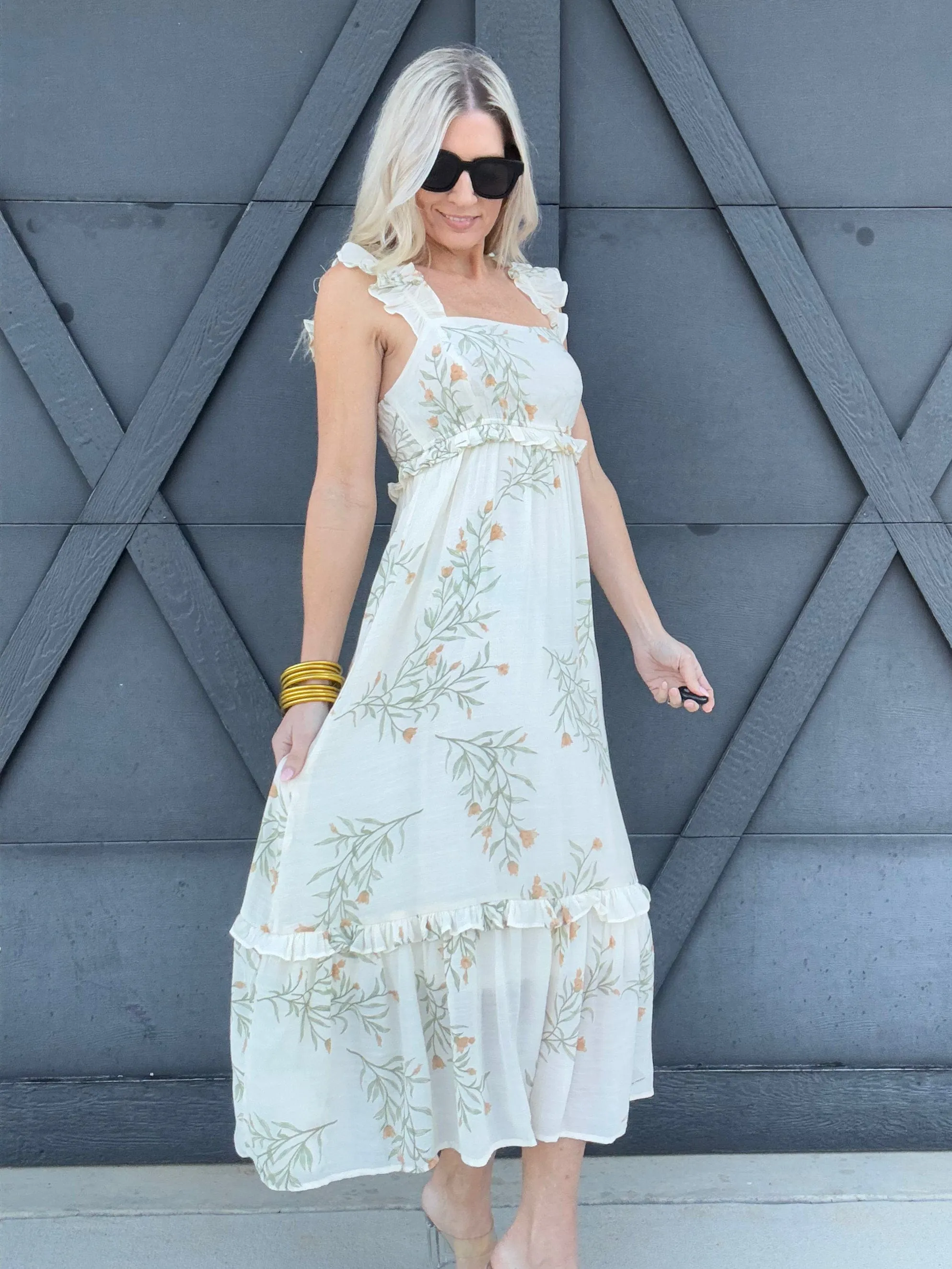 Brunch Maxi Dress In Ivory