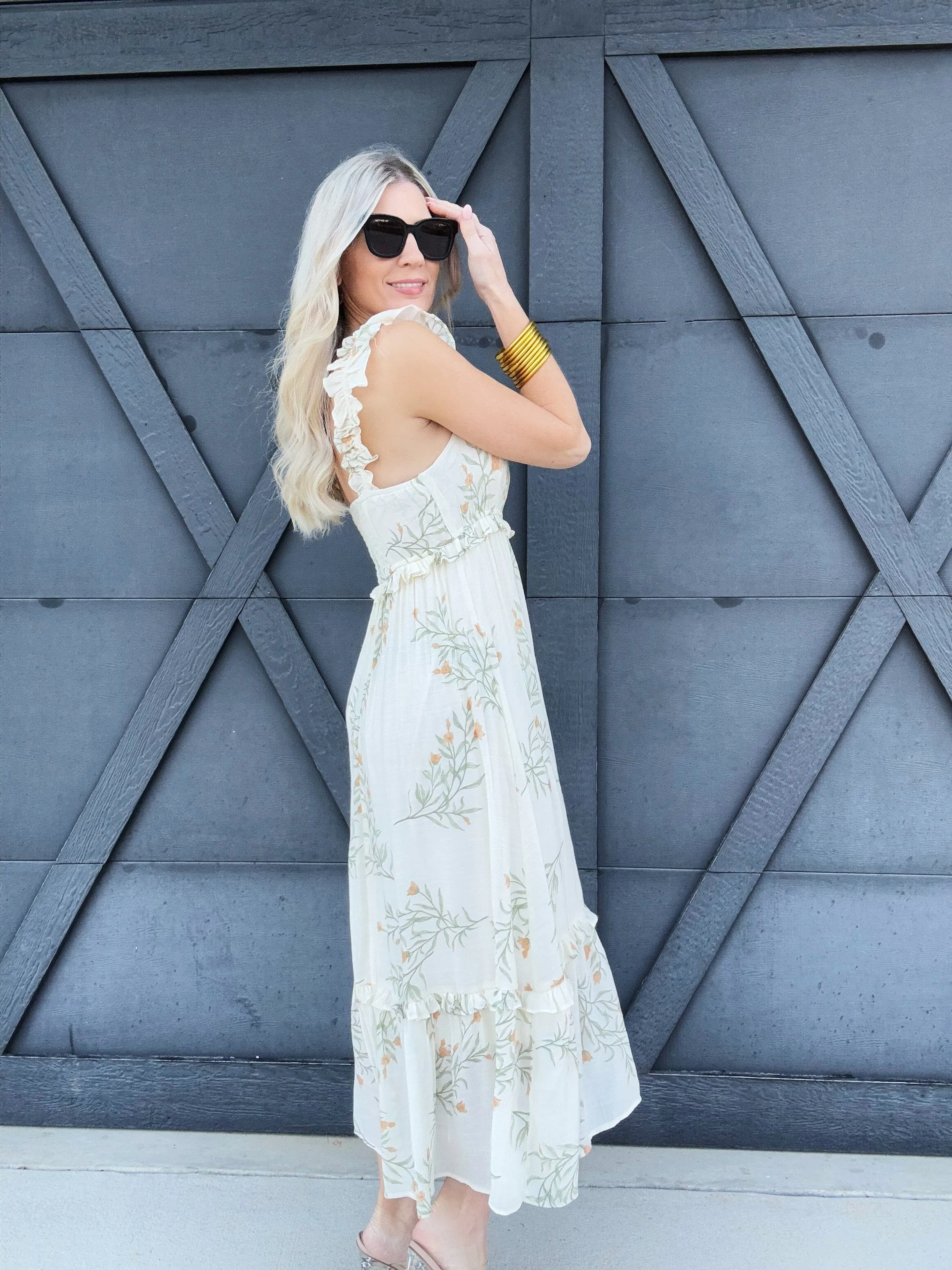 Brunch Maxi Dress In Ivory