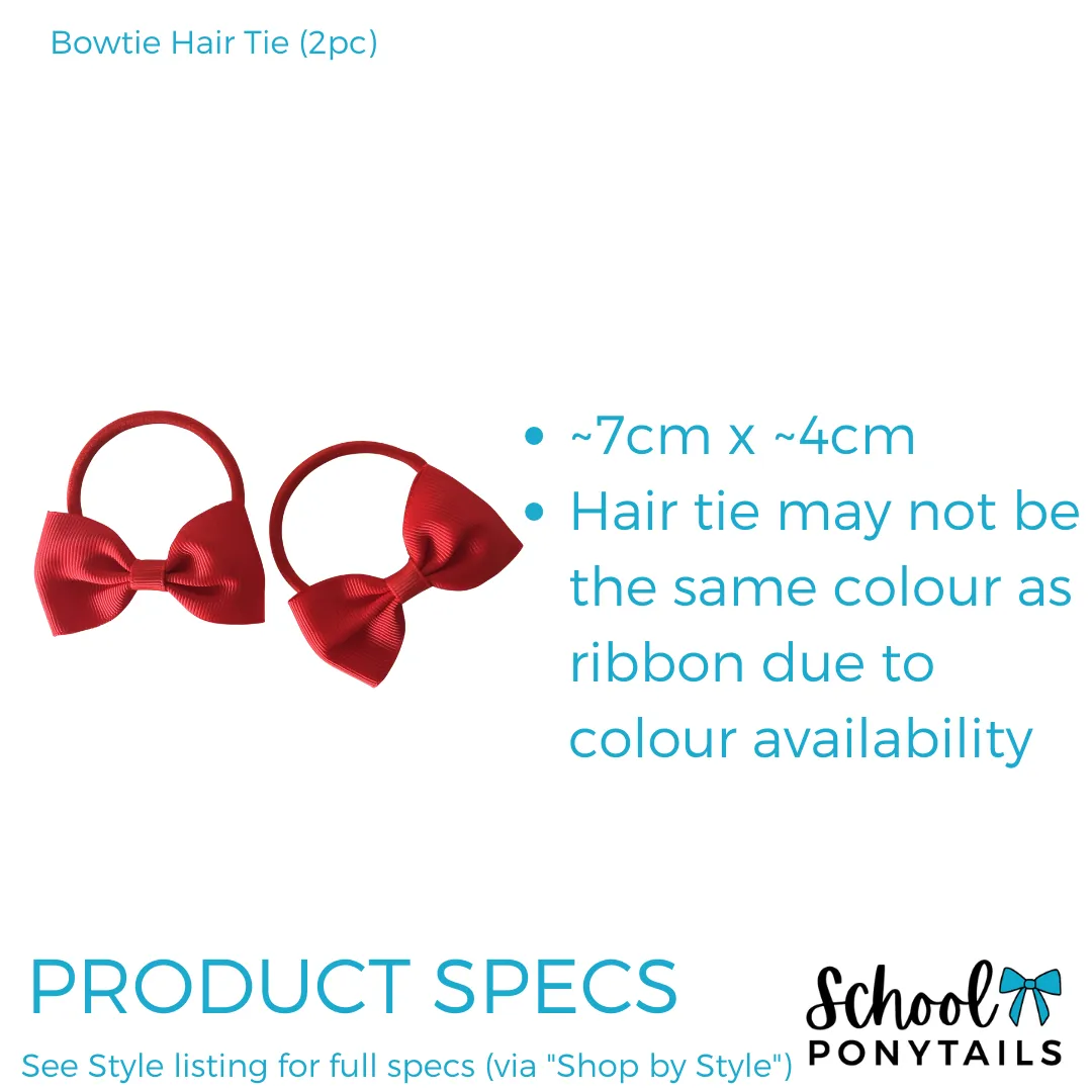 Burgundy & Light Grey Hair Accessories