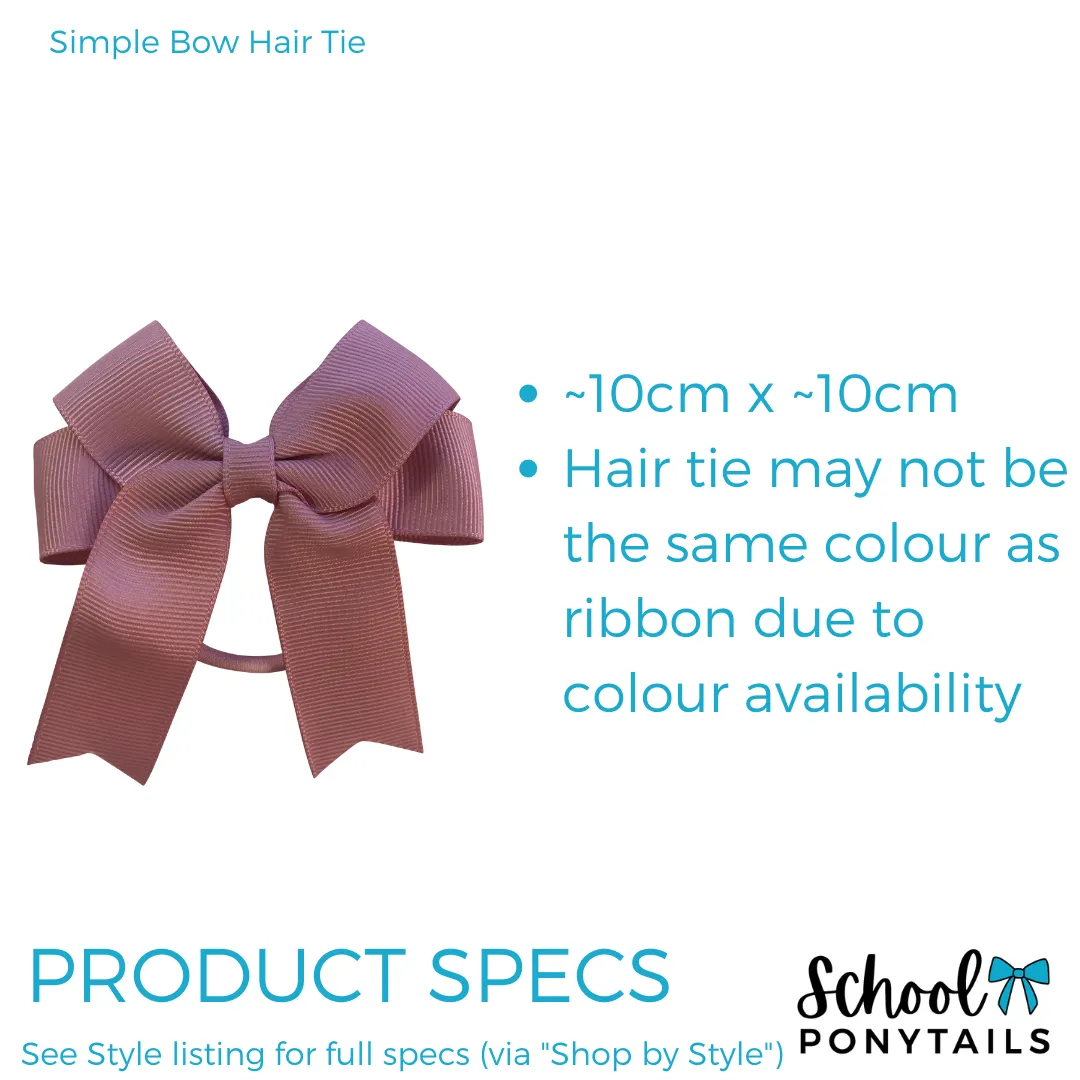Burgundy & Light Grey Hair Accessories