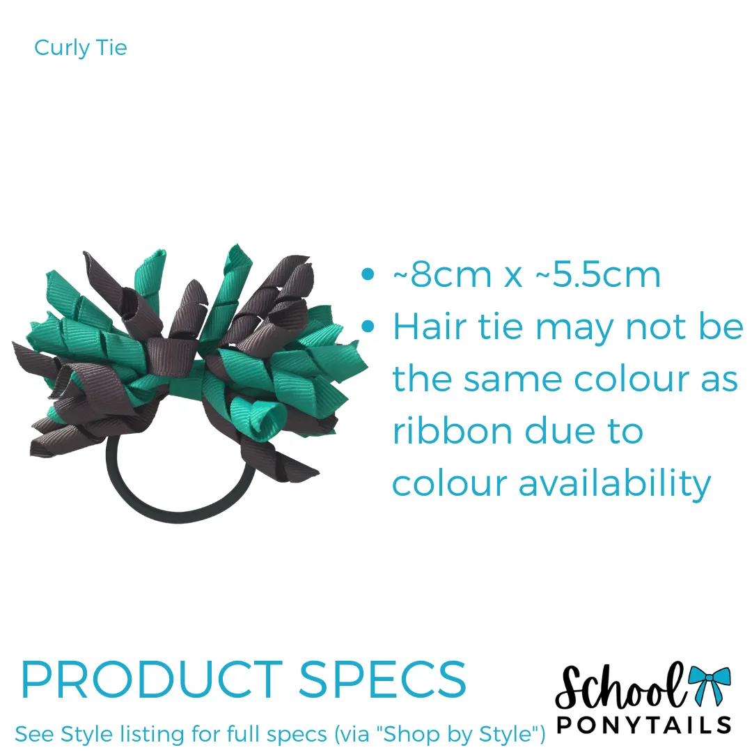 Burgundy & Light Grey Hair Accessories