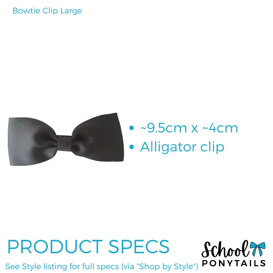 Burgundy & Light Grey Hair Accessories