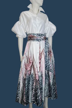 Button Down Collar Maxi Dress
