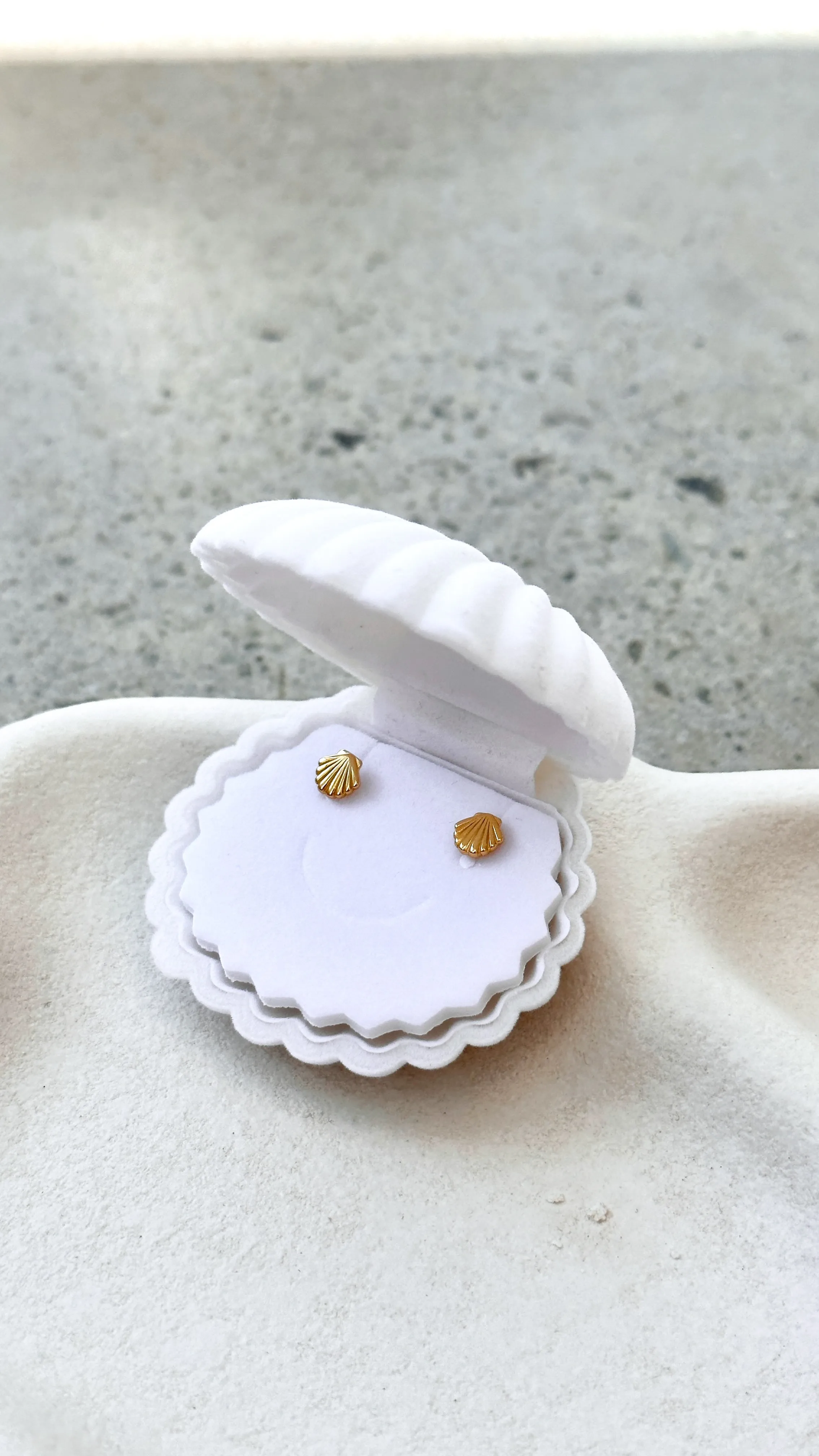 Callico Sun Stud Earrings - 18k Gold