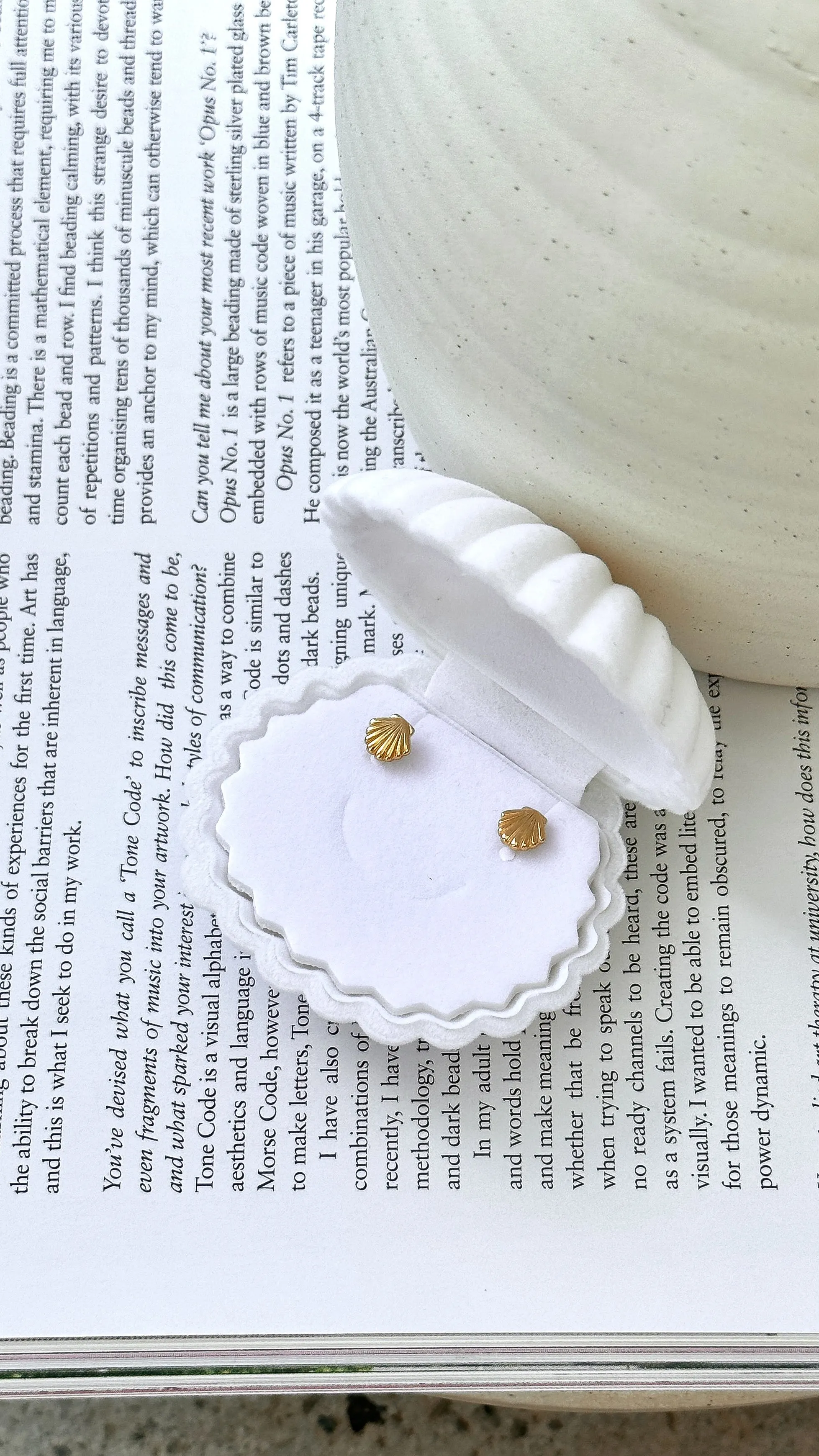 Callico Sun Stud Earrings - 18k Gold