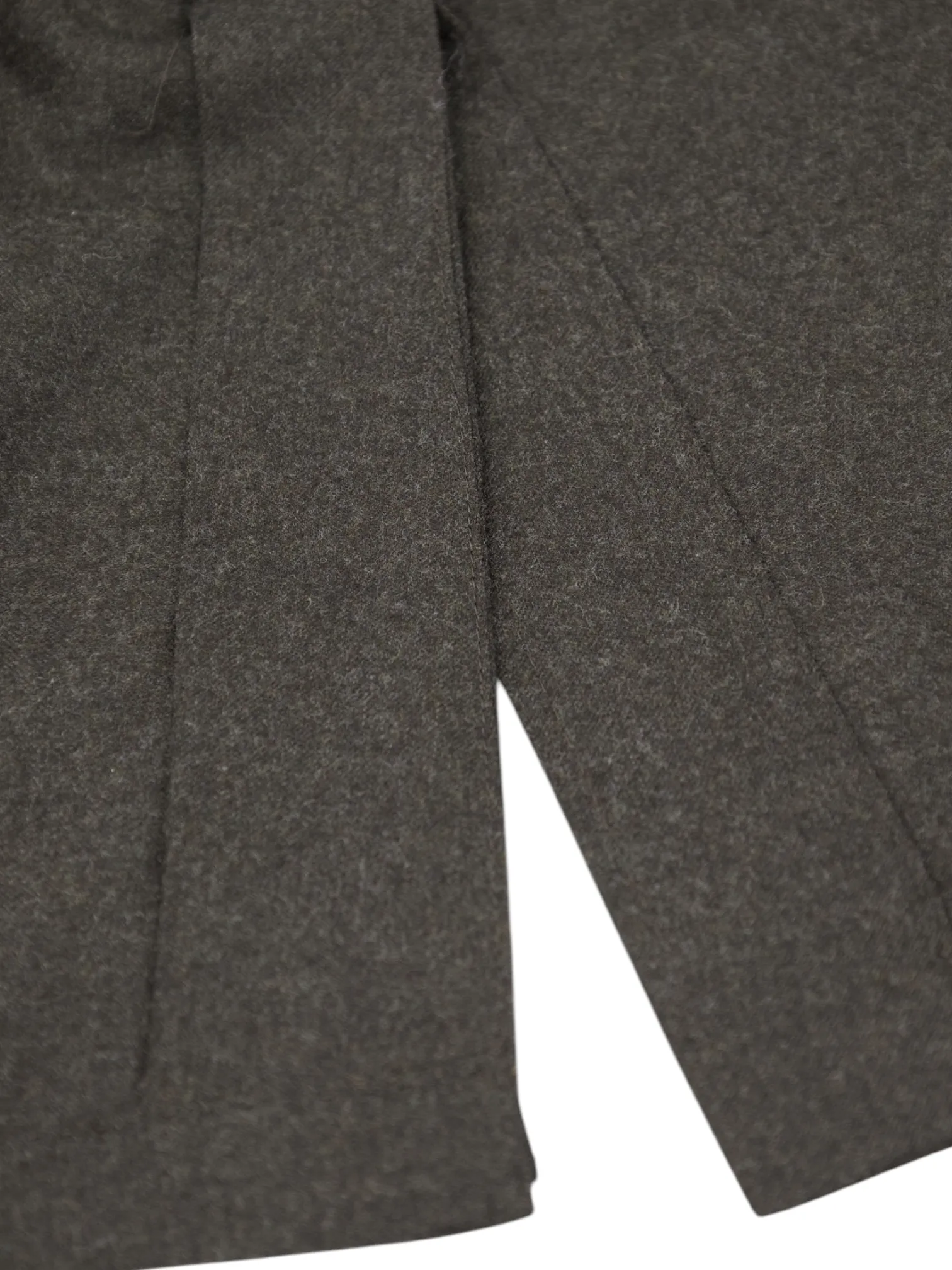 Canali Chocolate Brown Wool Flannel Winter Suit