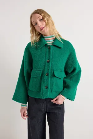 Carbon Crop Jacket - Emerald