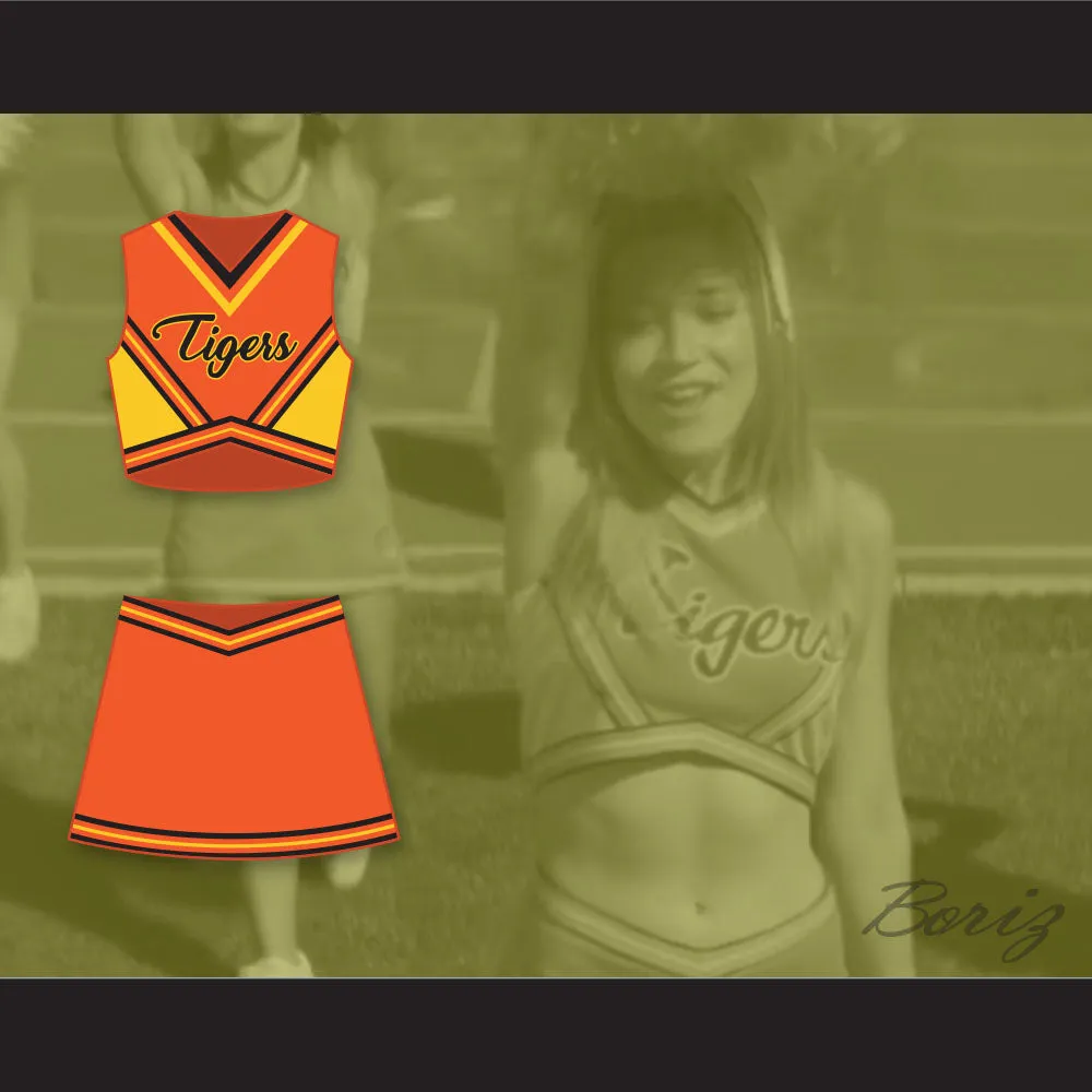 Carly Davidson Gerald R. Ford High School Tigers Cheerleader Uniform Fired Up! Design 1