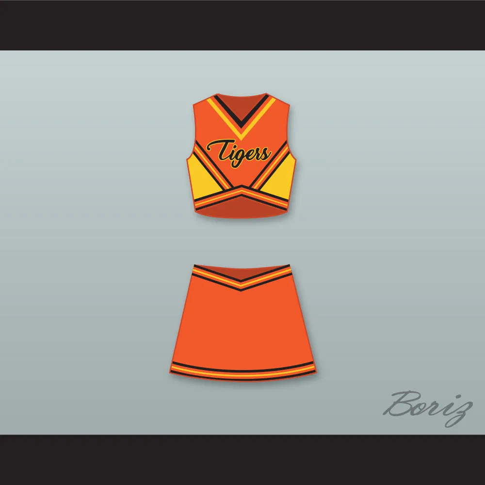 Carly Davidson Gerald R. Ford High School Tigers Cheerleader Uniform Fired Up! Design 1