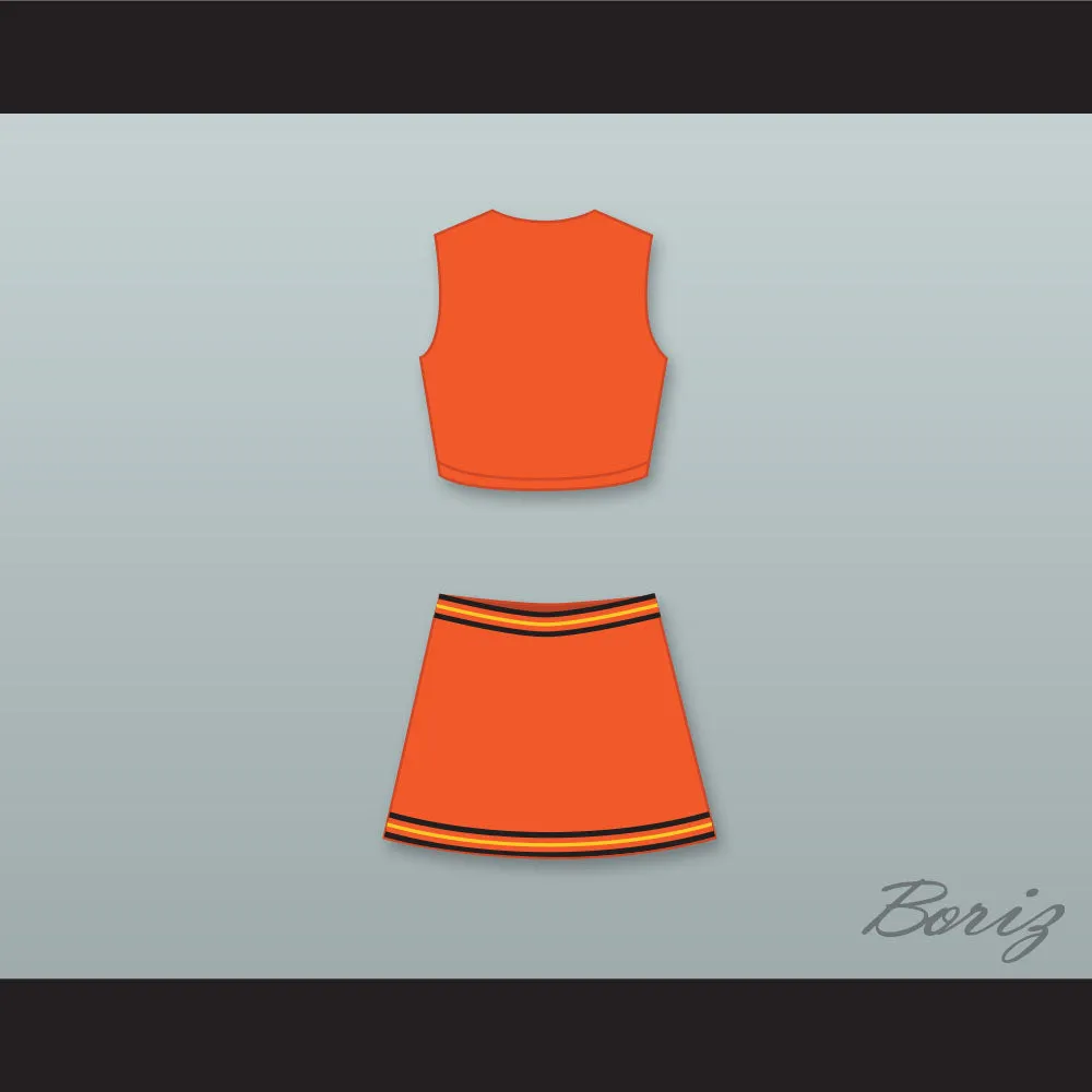 Carly Davidson Gerald R. Ford High School Tigers Cheerleader Uniform Fired Up! Design 1