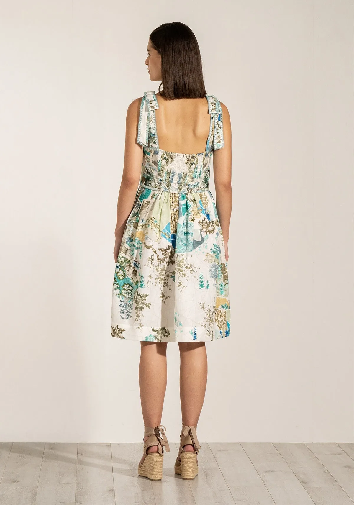 Celixa teal globe sundress