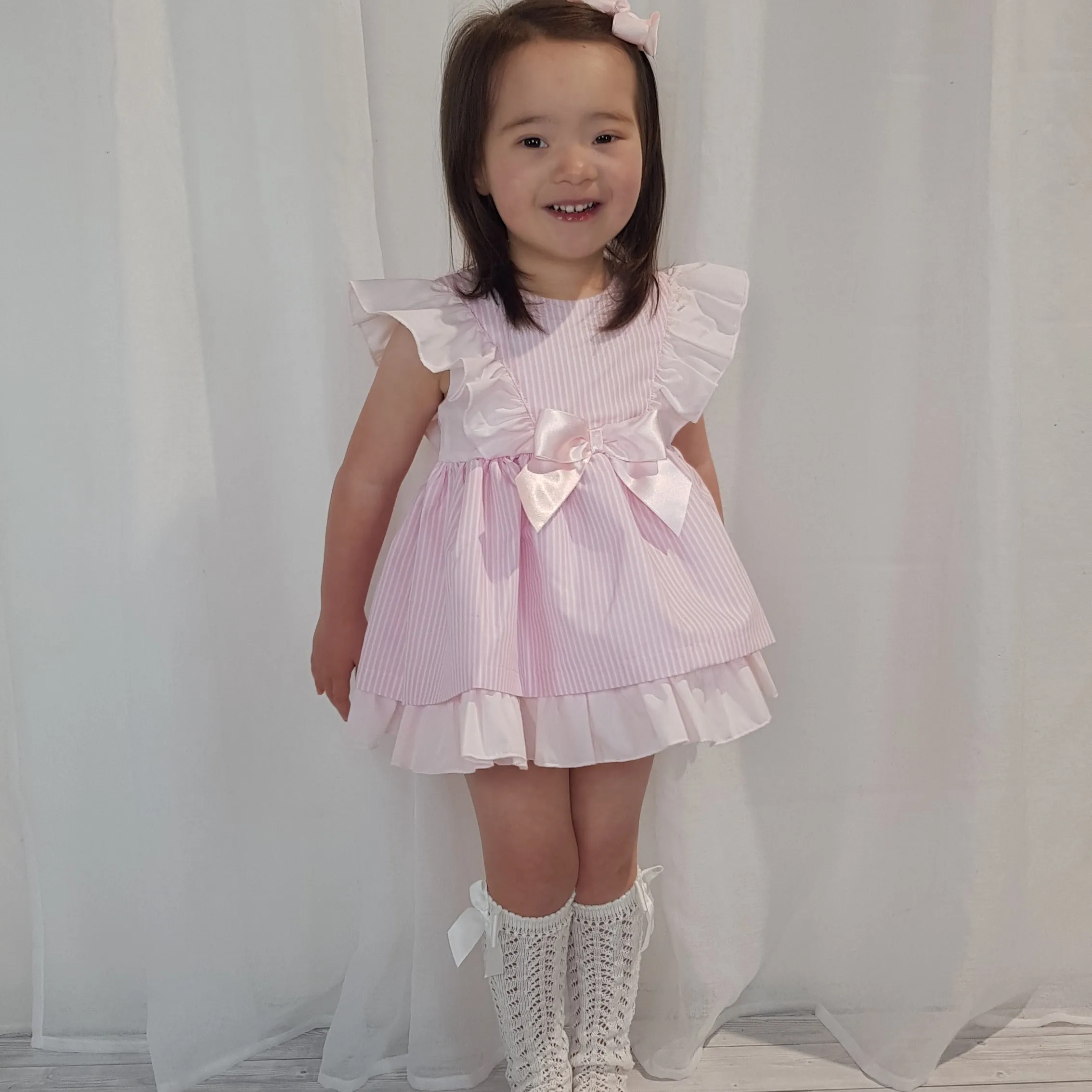 Ceyber Pink Stripe Dress Collection