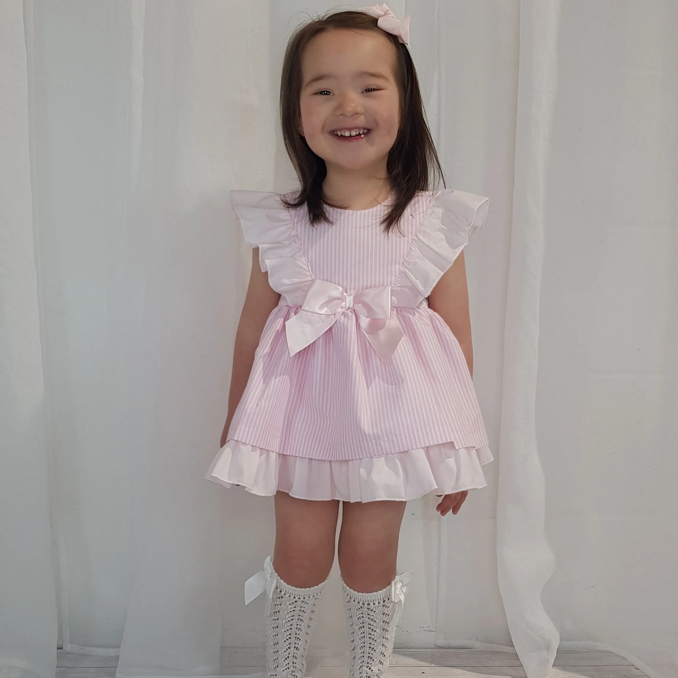 Ceyber Pink Stripe Dress Collection