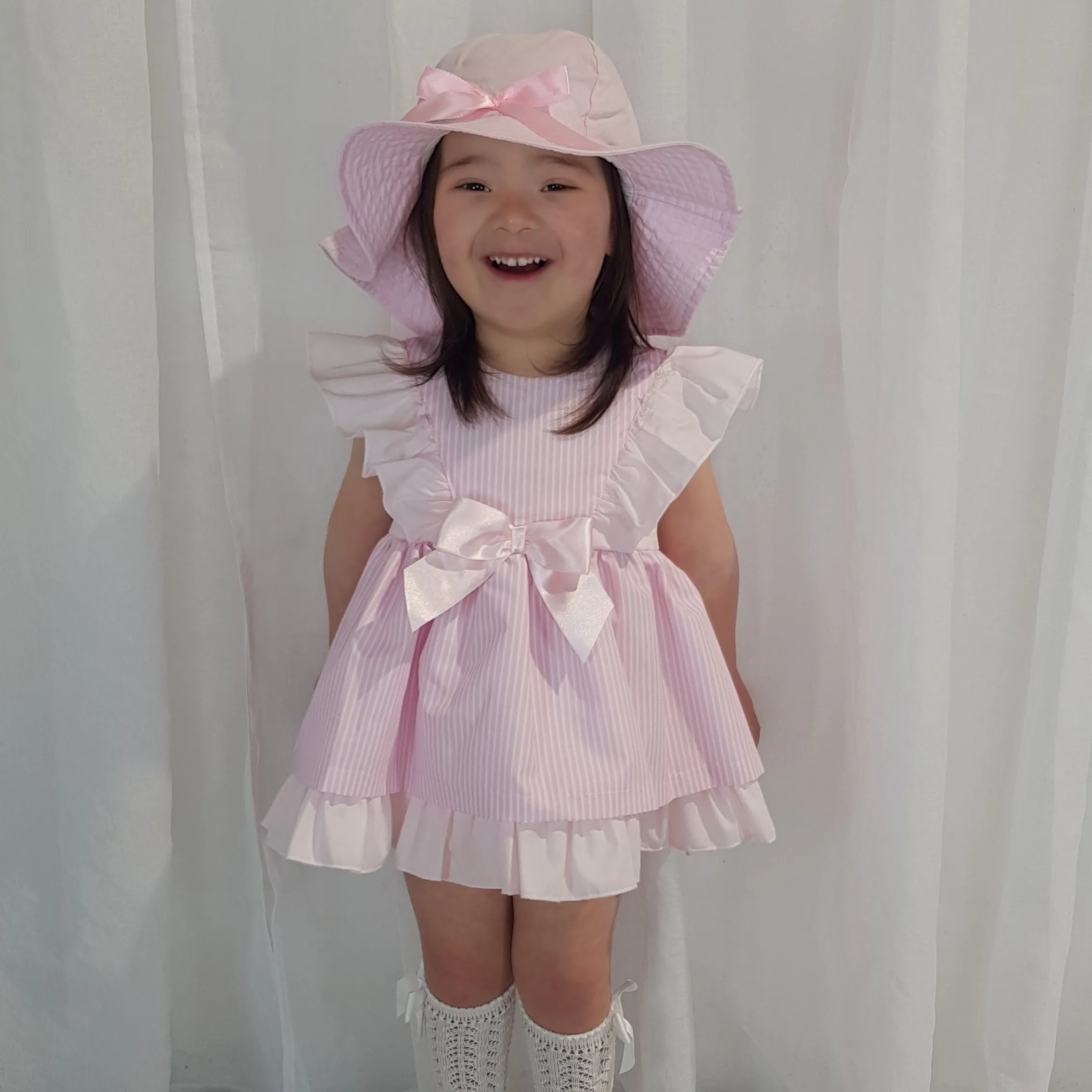 Ceyber Pink Stripe Dress Collection