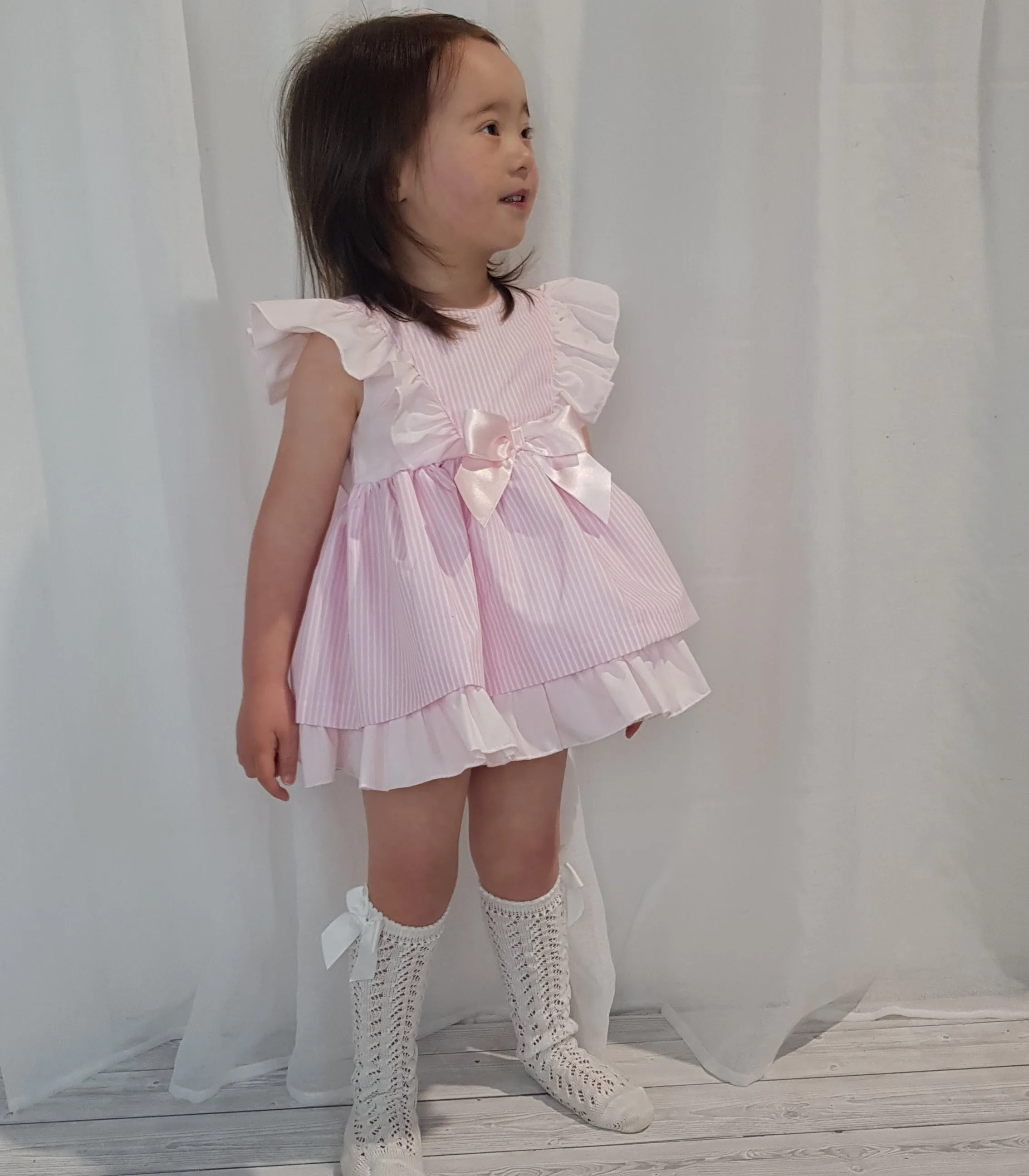 Ceyber Pink Stripe Dress Collection