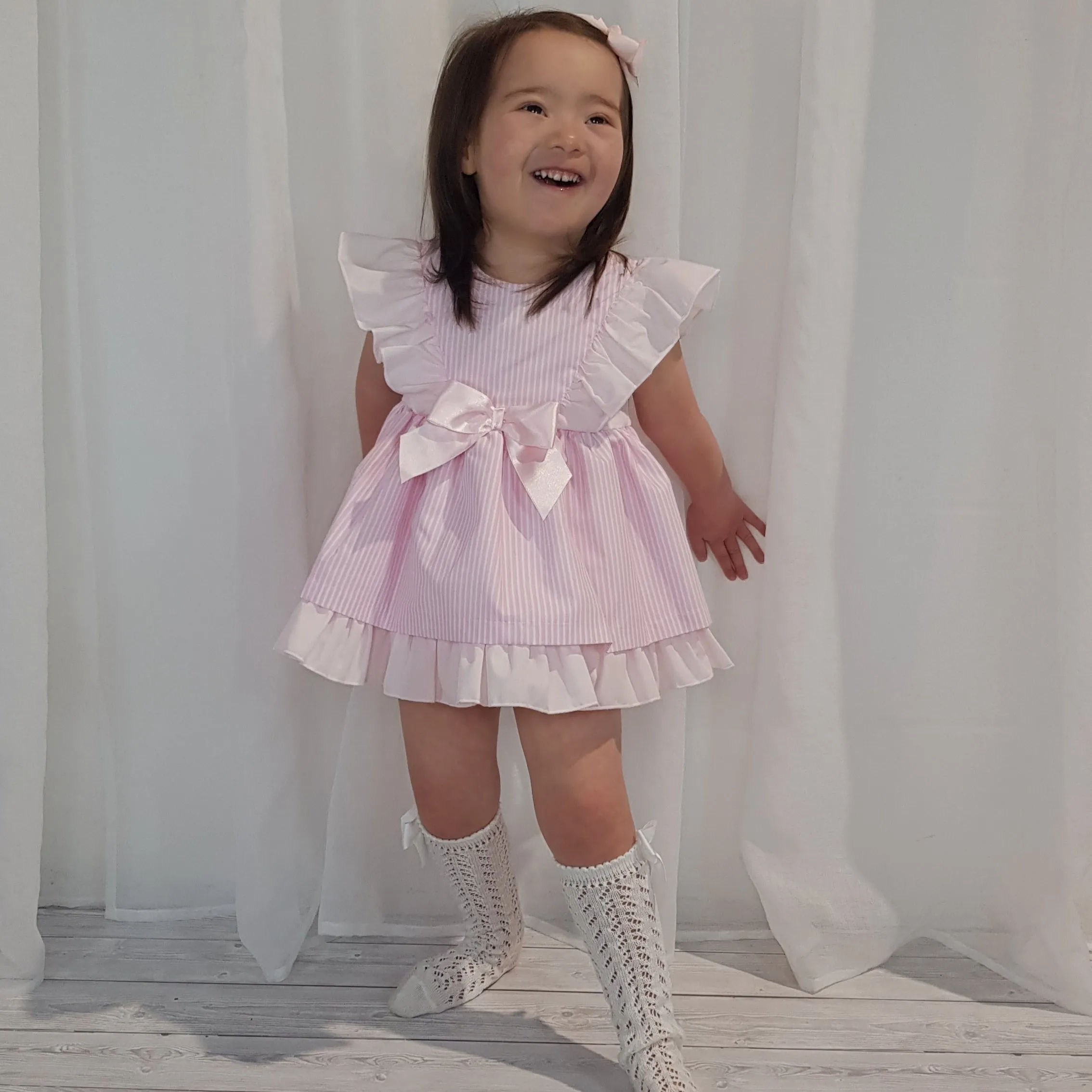 Ceyber Pink Stripe Dress Collection