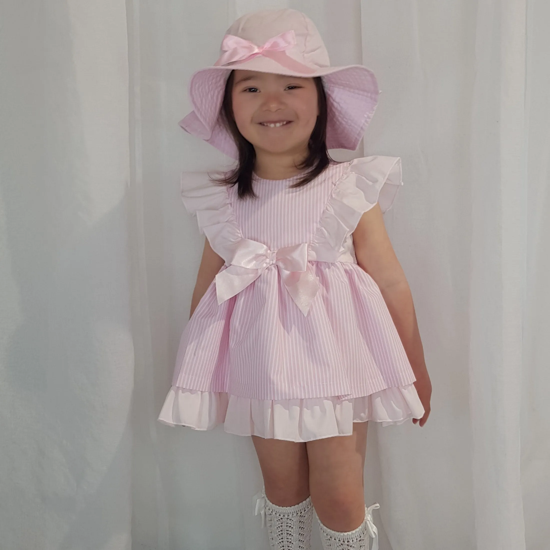 Ceyber Pink Stripe Dress Collection