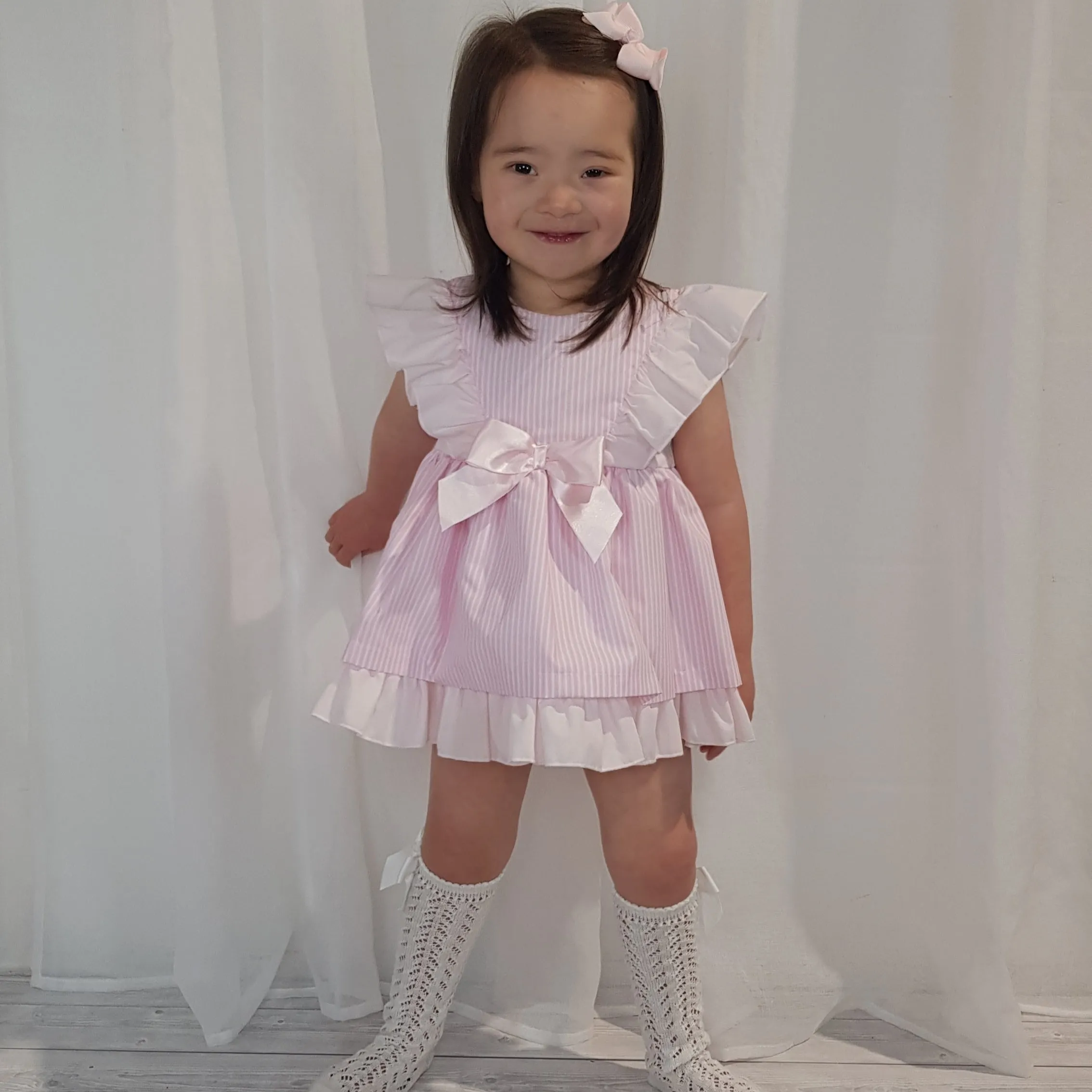 Ceyber Pink Stripe Dress Collection