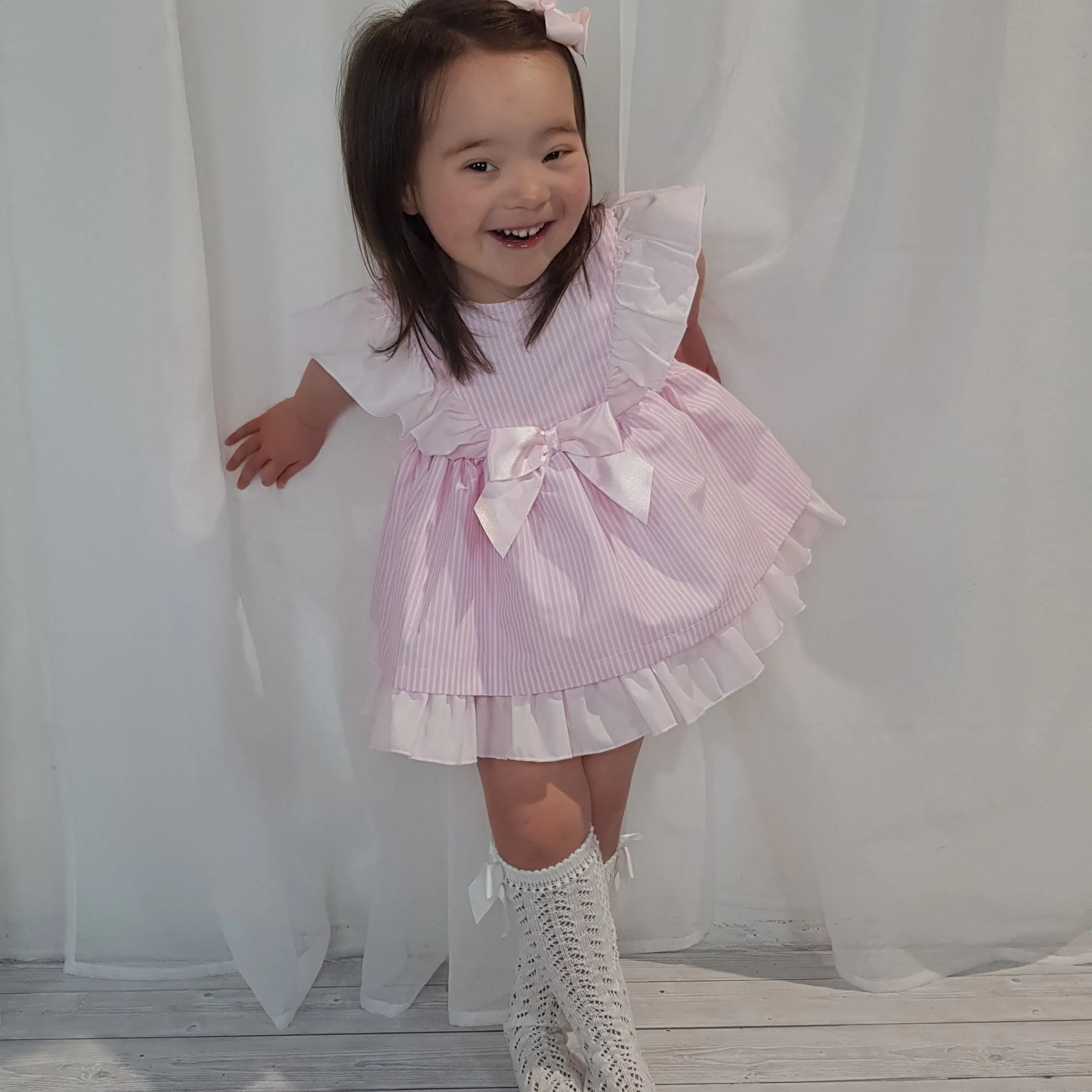Ceyber Pink Stripe Dress Collection