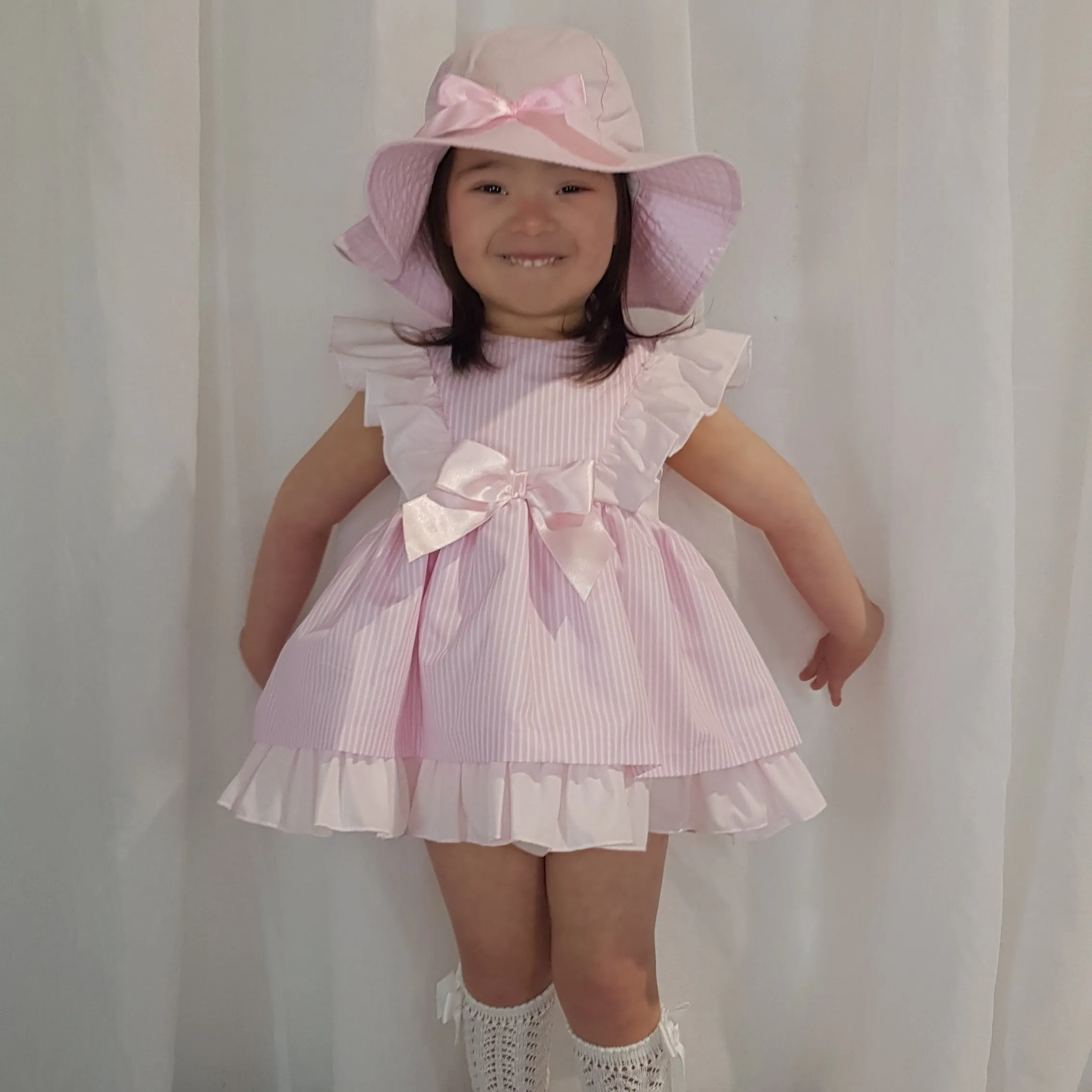 Ceyber Pink Stripe Dress Collection