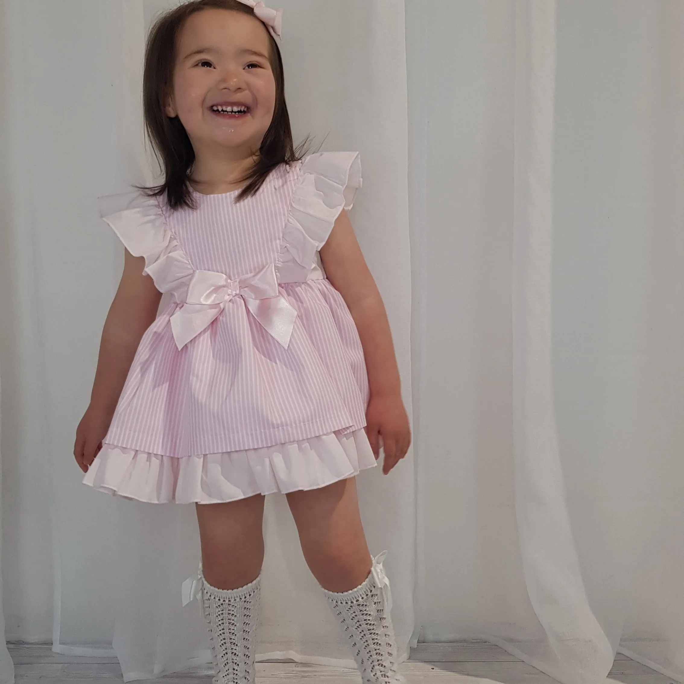 Ceyber Pink Stripe Dress Collection