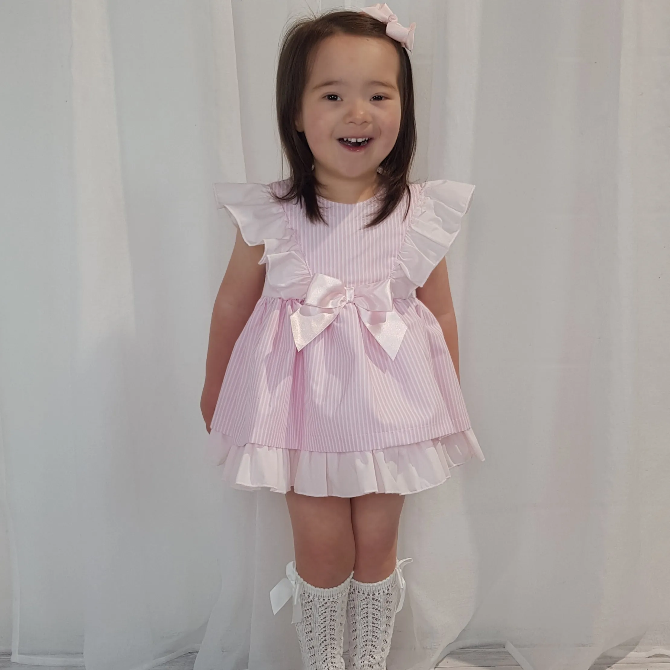 Ceyber Pink Stripe Dress Collection
