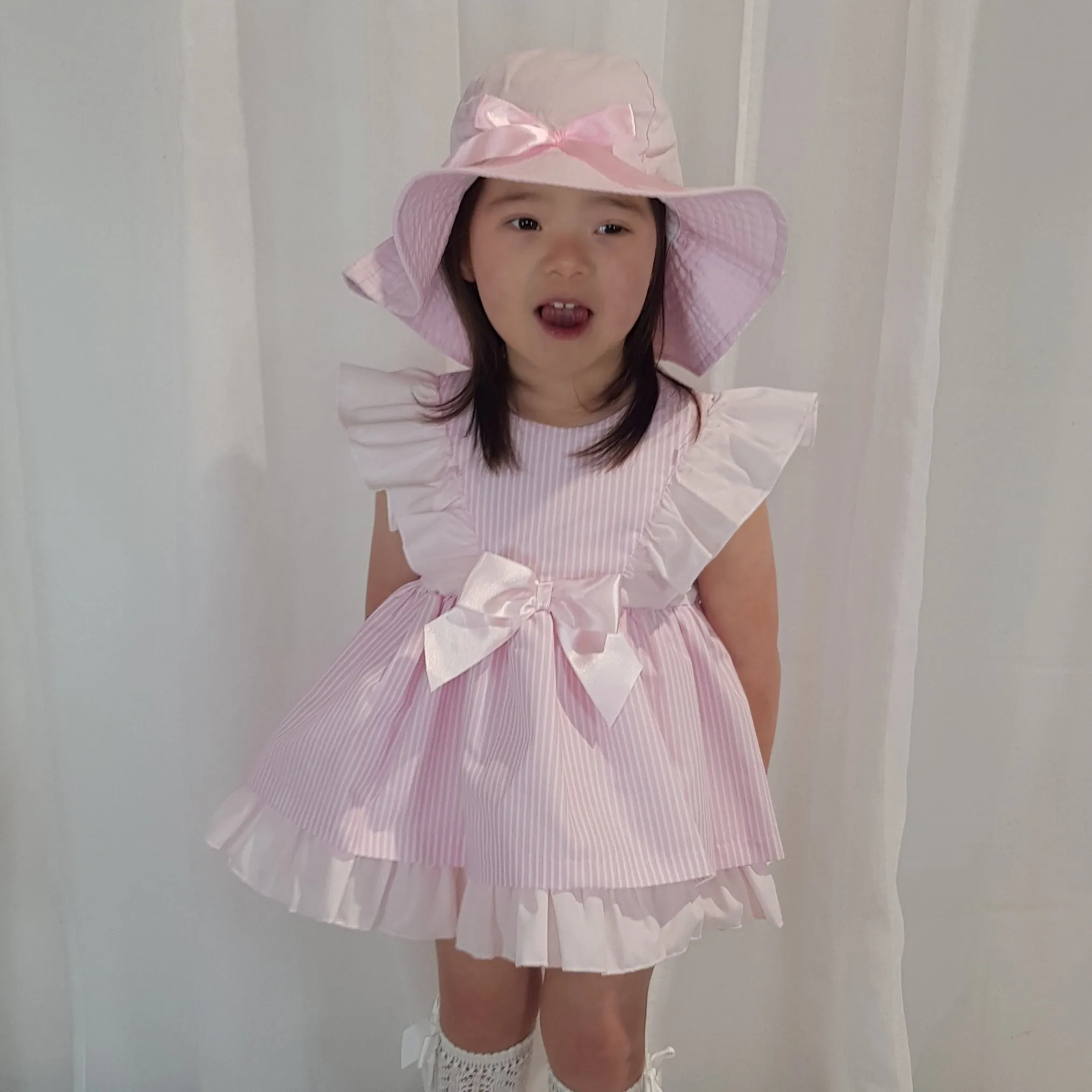 Ceyber Pink Stripe Dress Collection