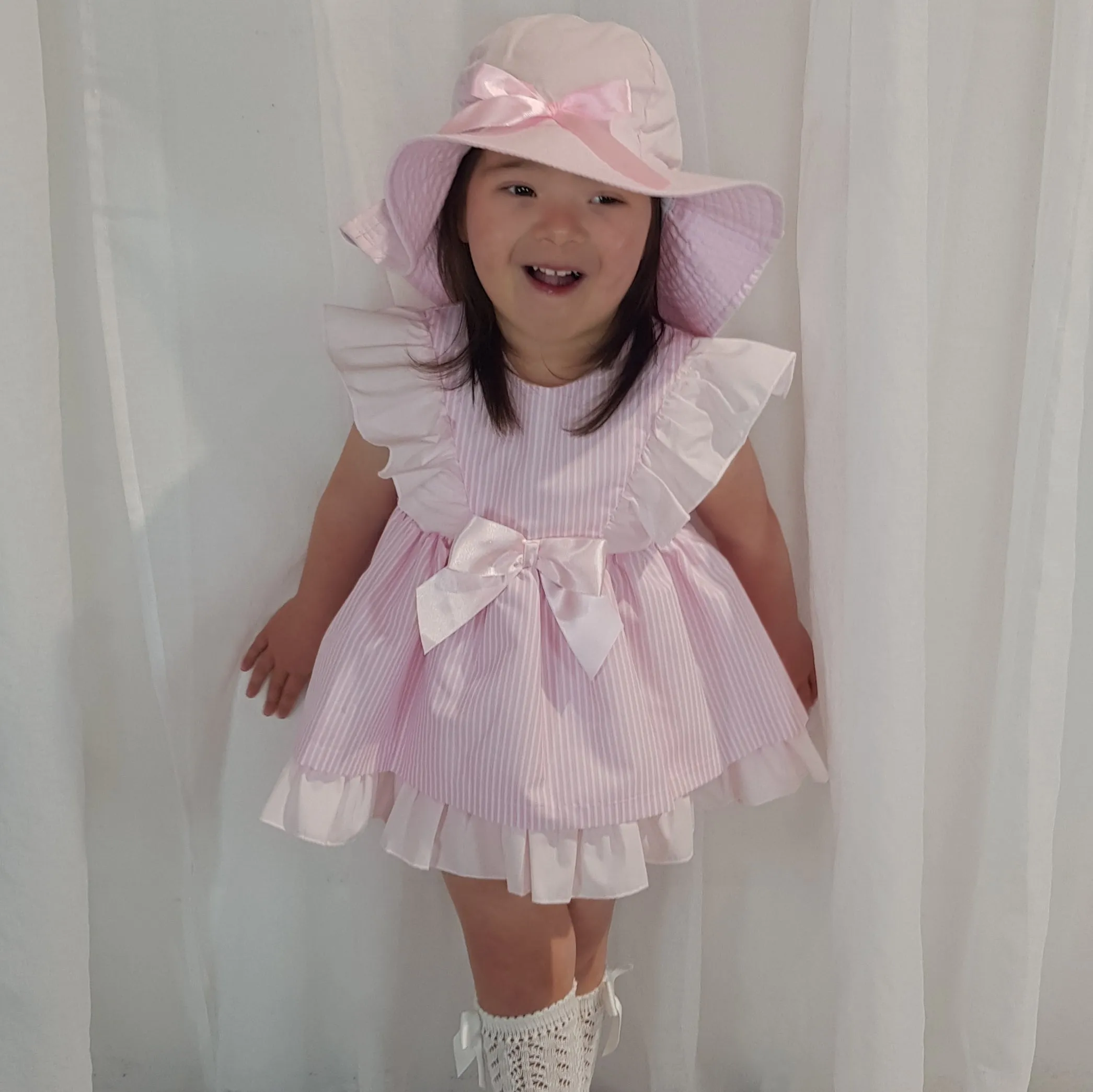 Ceyber Pink Stripe Dress Collection
