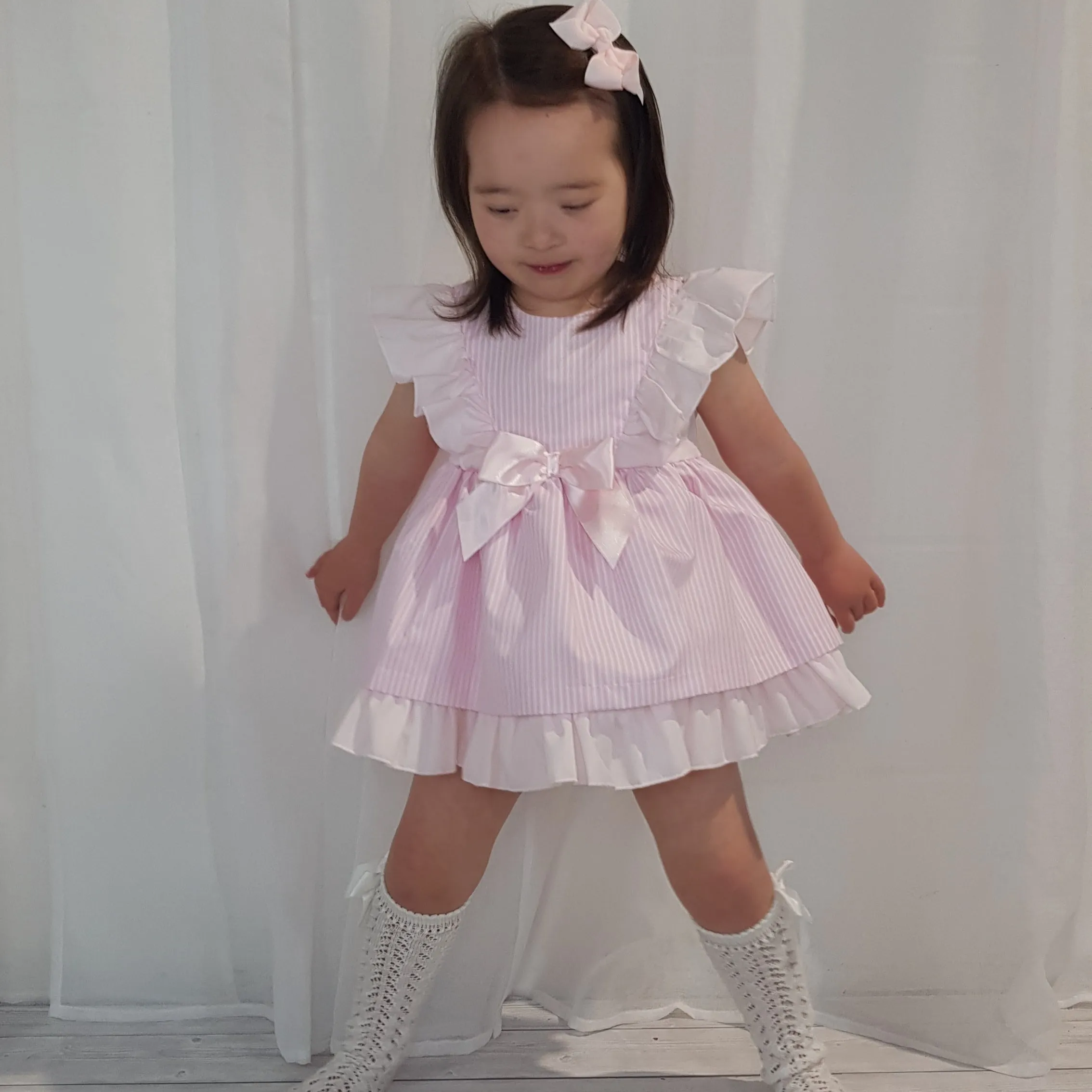 Ceyber Pink Stripe Dress Collection