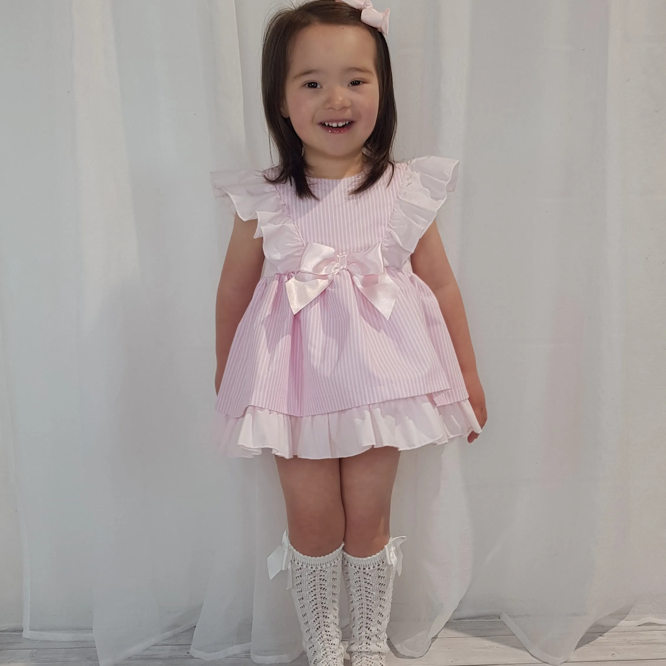 Ceyber Pink Stripe Dress Collection