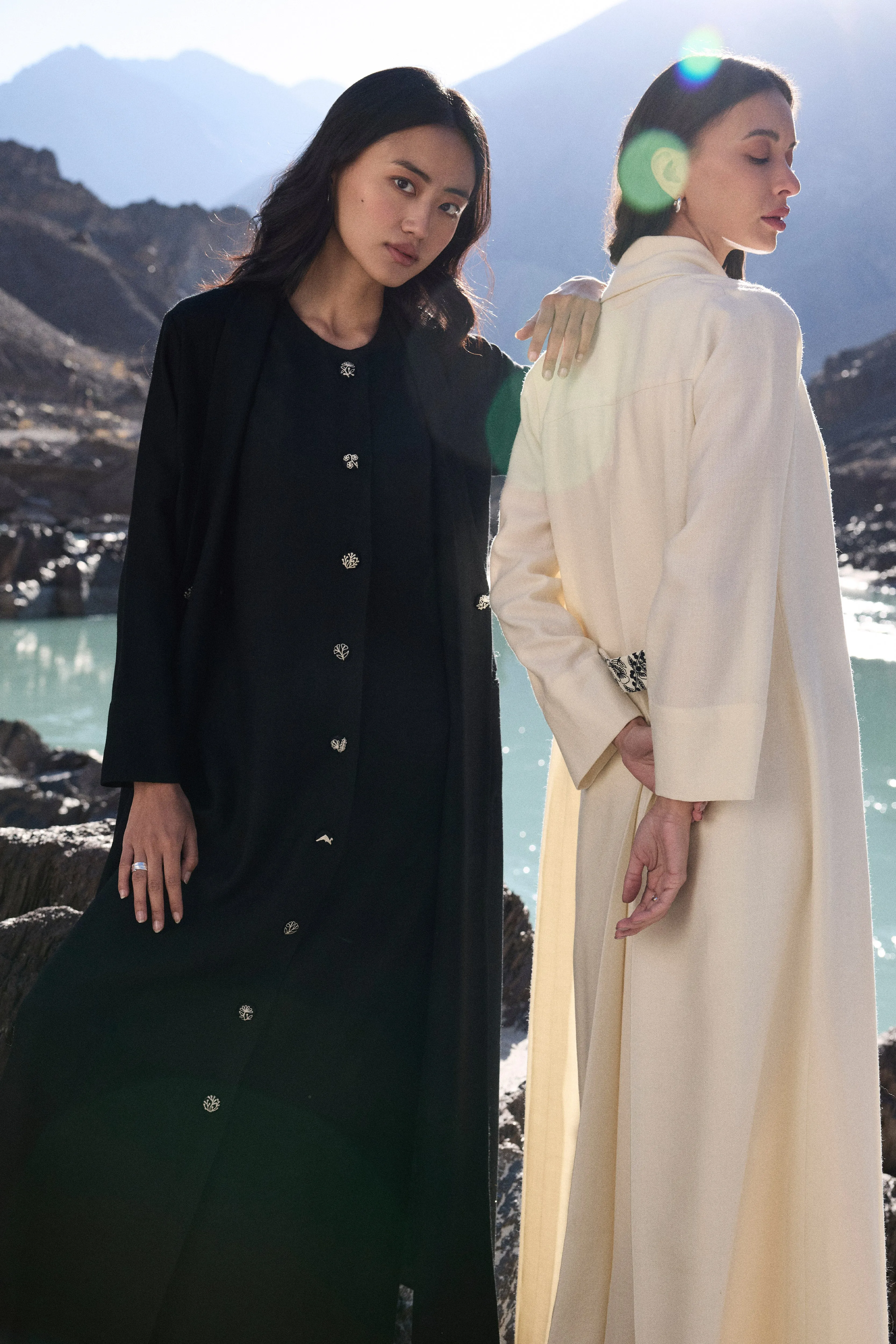Chilling Woollen Dress (Black)