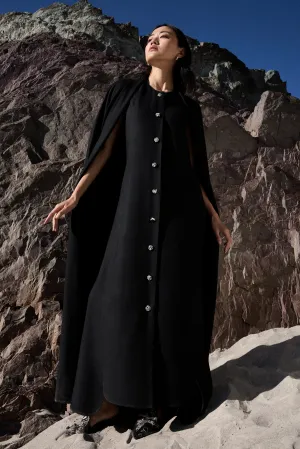 Chilling Woollen Dress (Black)
