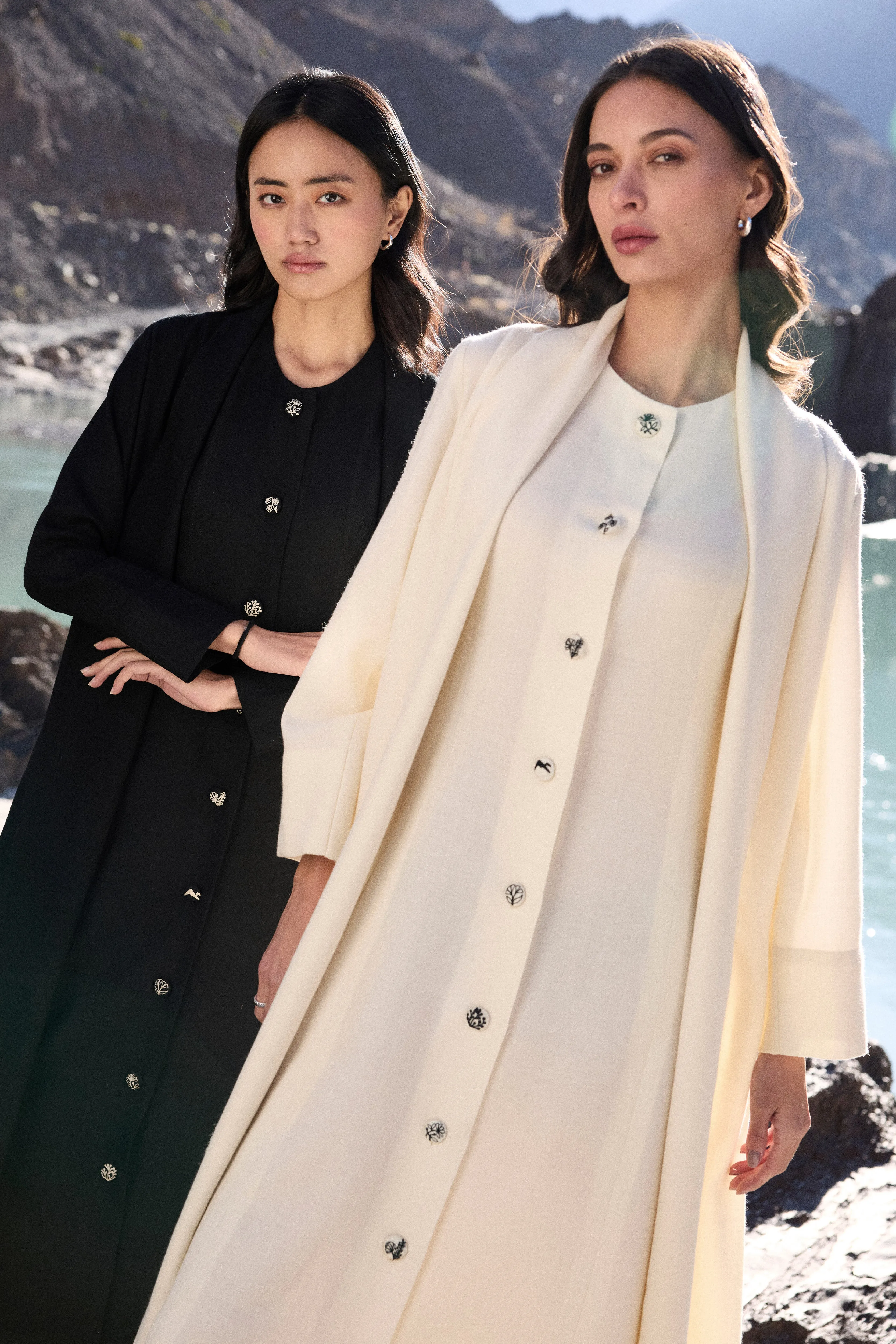 Chilling Woollen Dress (Ivory)