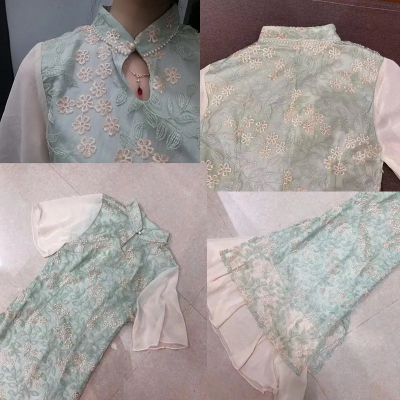 Chinese Style Cheongsam Women Dress