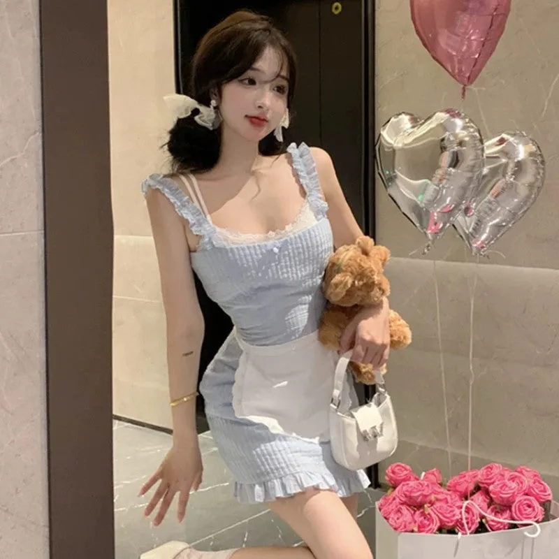 Chubby hot girl slim dress   HA1987