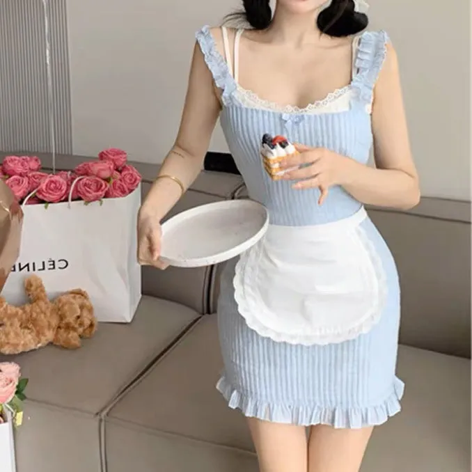 Chubby hot girl slim dress   HA1987