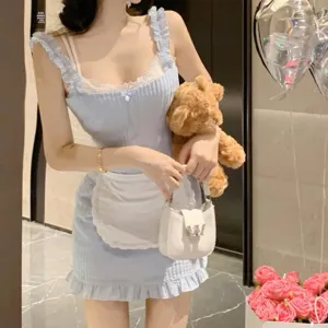 Chubby hot girl slim dress   HA1987