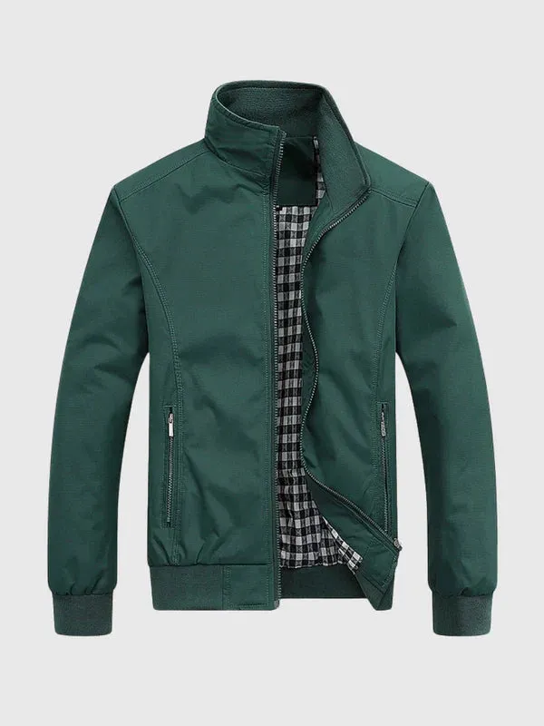 City Chic Luxus: Premium-Jacke mit Stehkragen