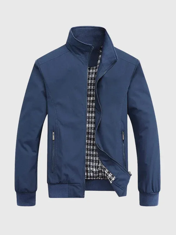 City Chic Luxus: Premium-Jacke mit Stehkragen