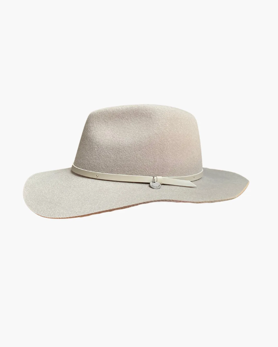 CITY FELT FEDORA IN LIGHT SAND
