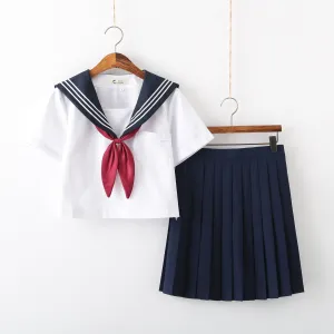 Classic Japanese School Girl Uniform-Navy