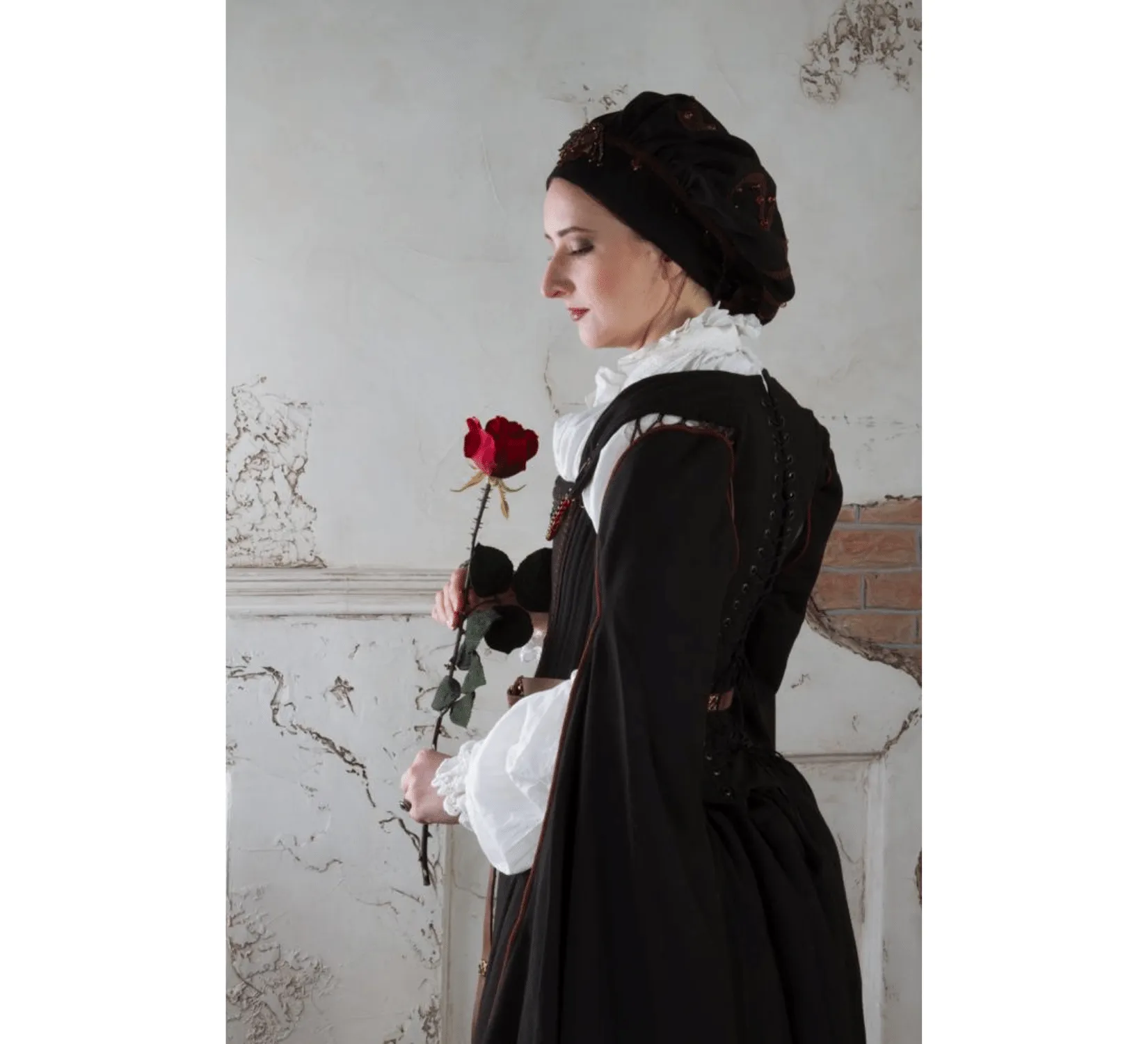 Cocoa brown renaissance dress, Spanish Renaissance gown